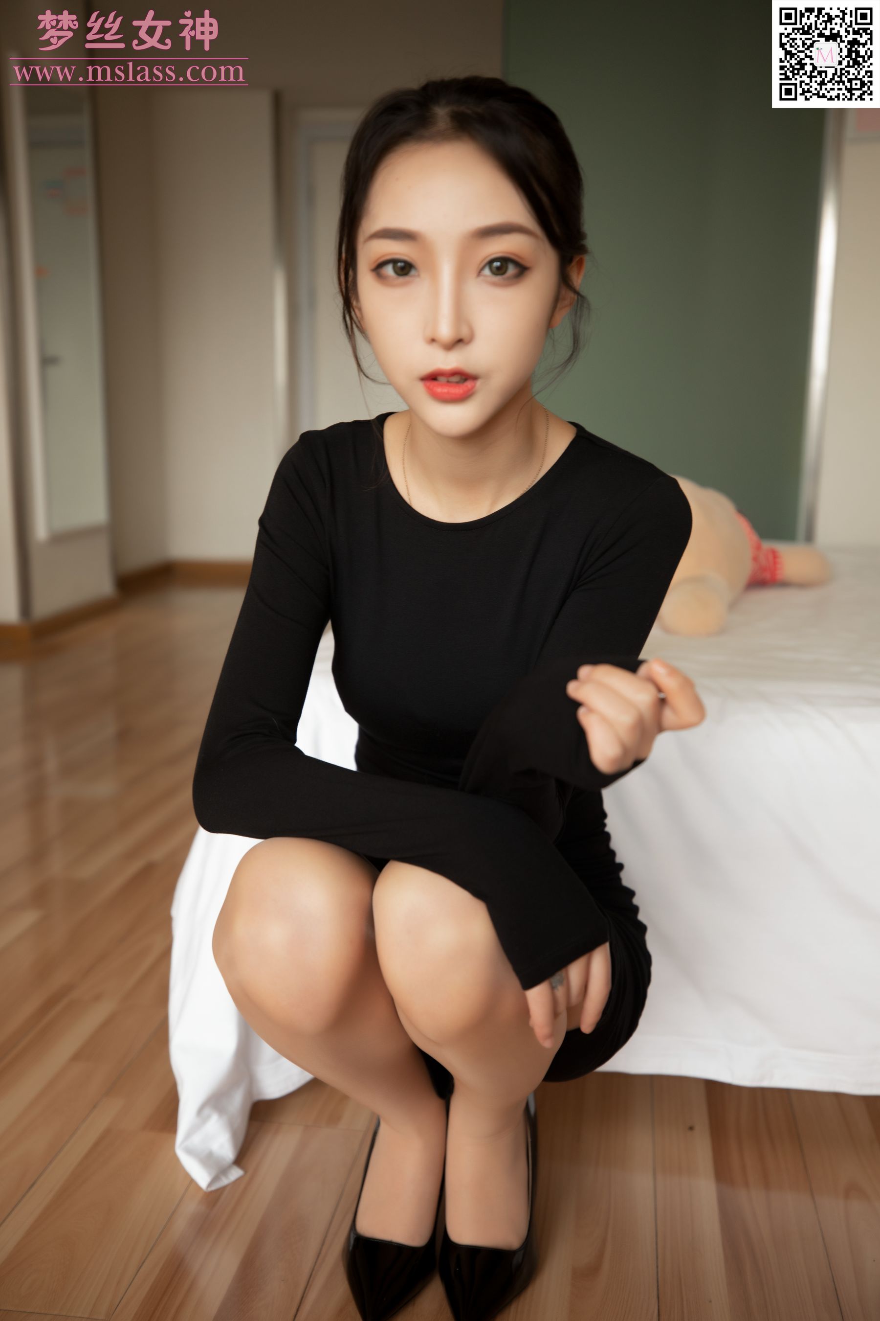 [梦丝女神MSLASS]  乔儿 黑色魅影