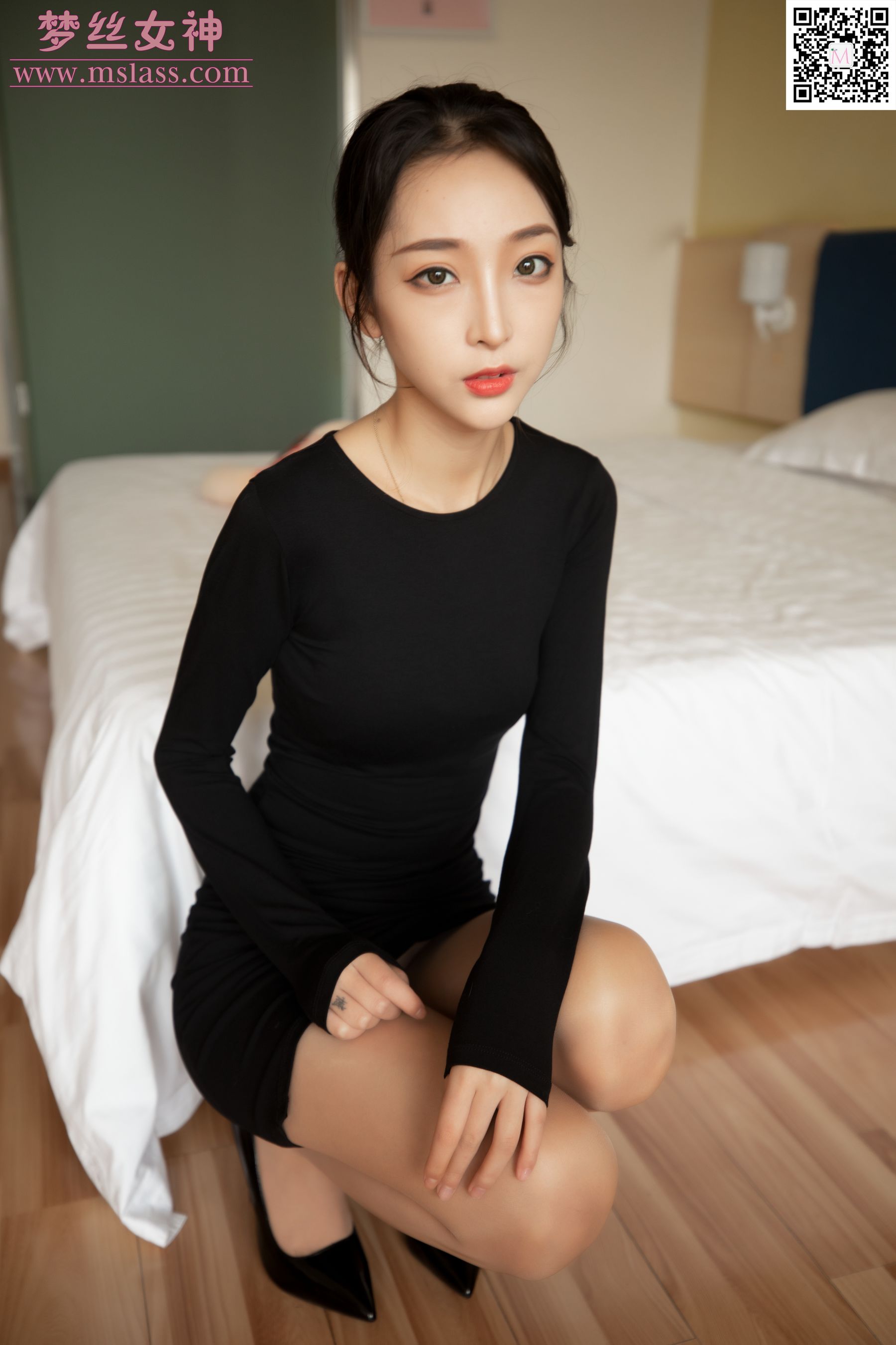 [梦丝女神MSLASS]  乔儿 黑色魅影