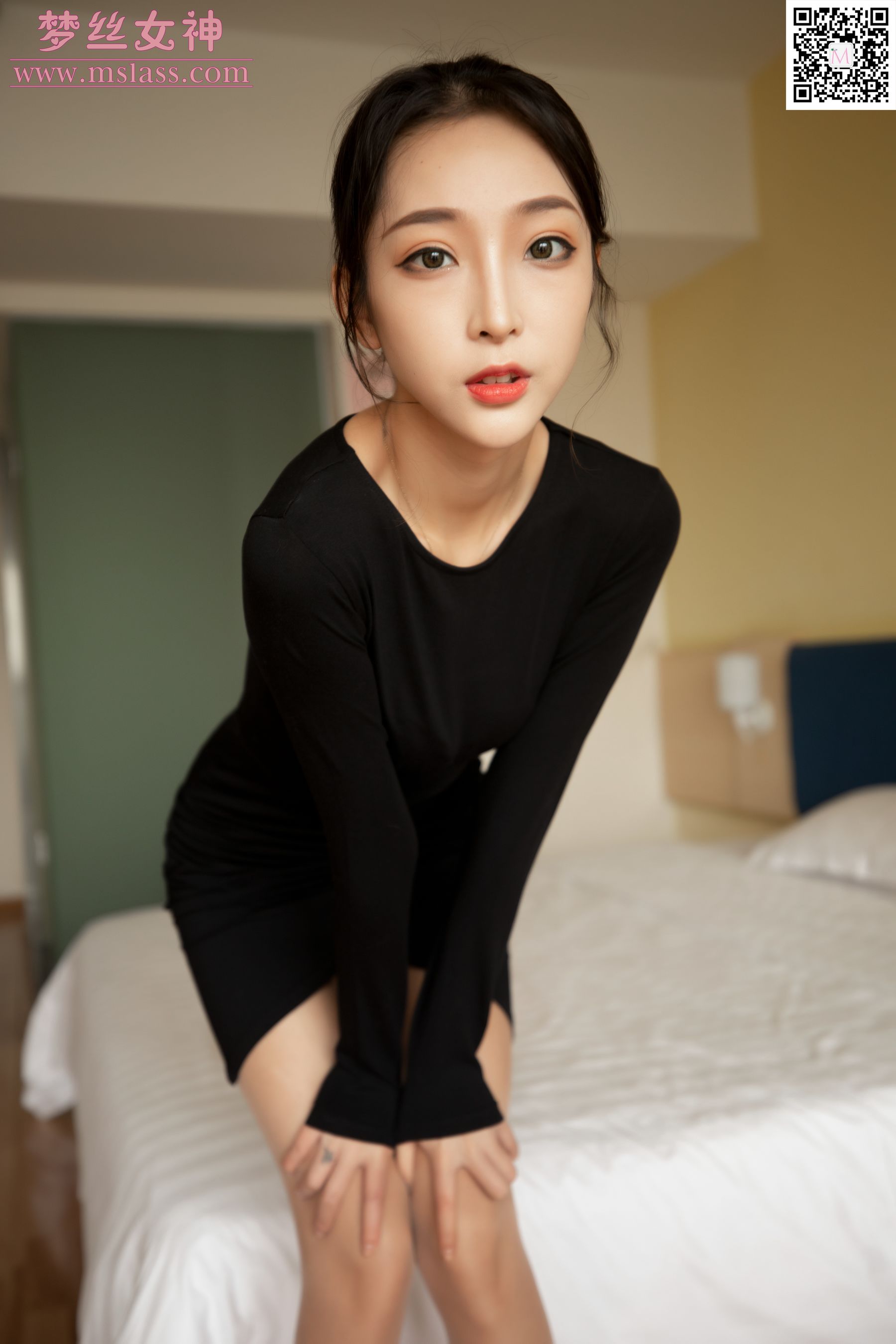 [梦丝女神MSLASS]  乔儿 黑色魅影