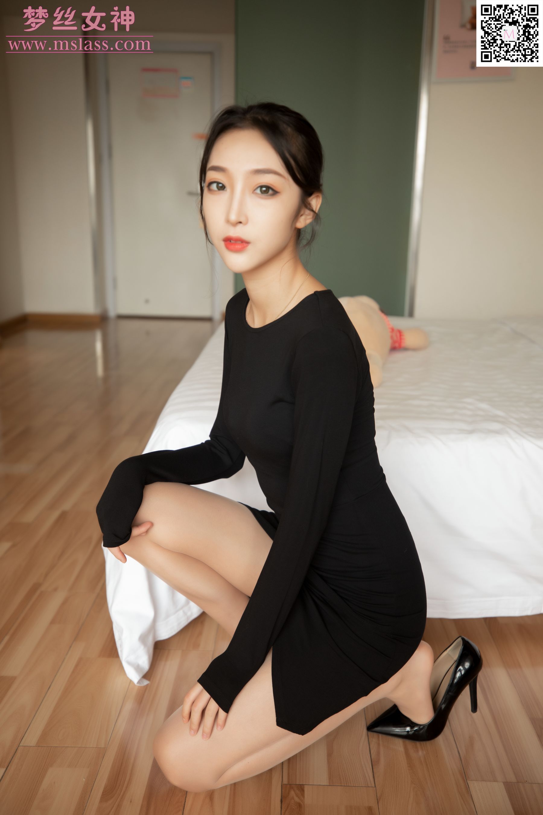 [梦丝女神MSLASS]  乔儿 黑色魅影