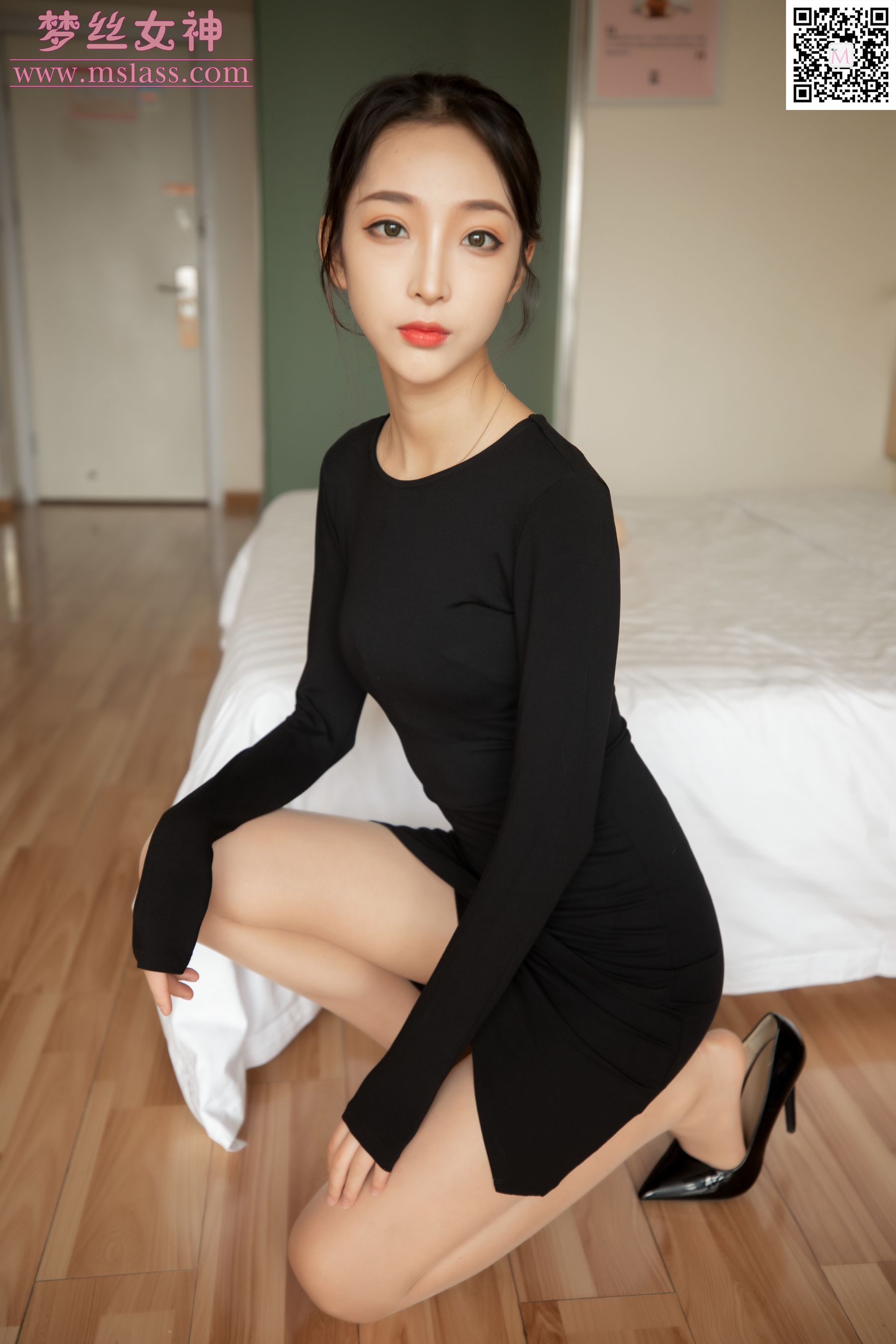 [梦丝女神MSLASS]  乔儿 黑色魅影