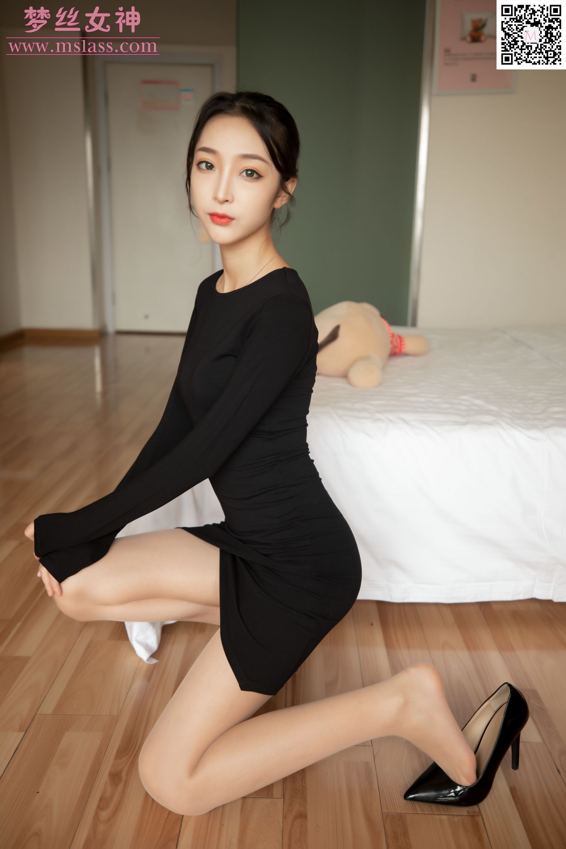 [梦丝女神MSLASS]  乔儿 黑色魅影
