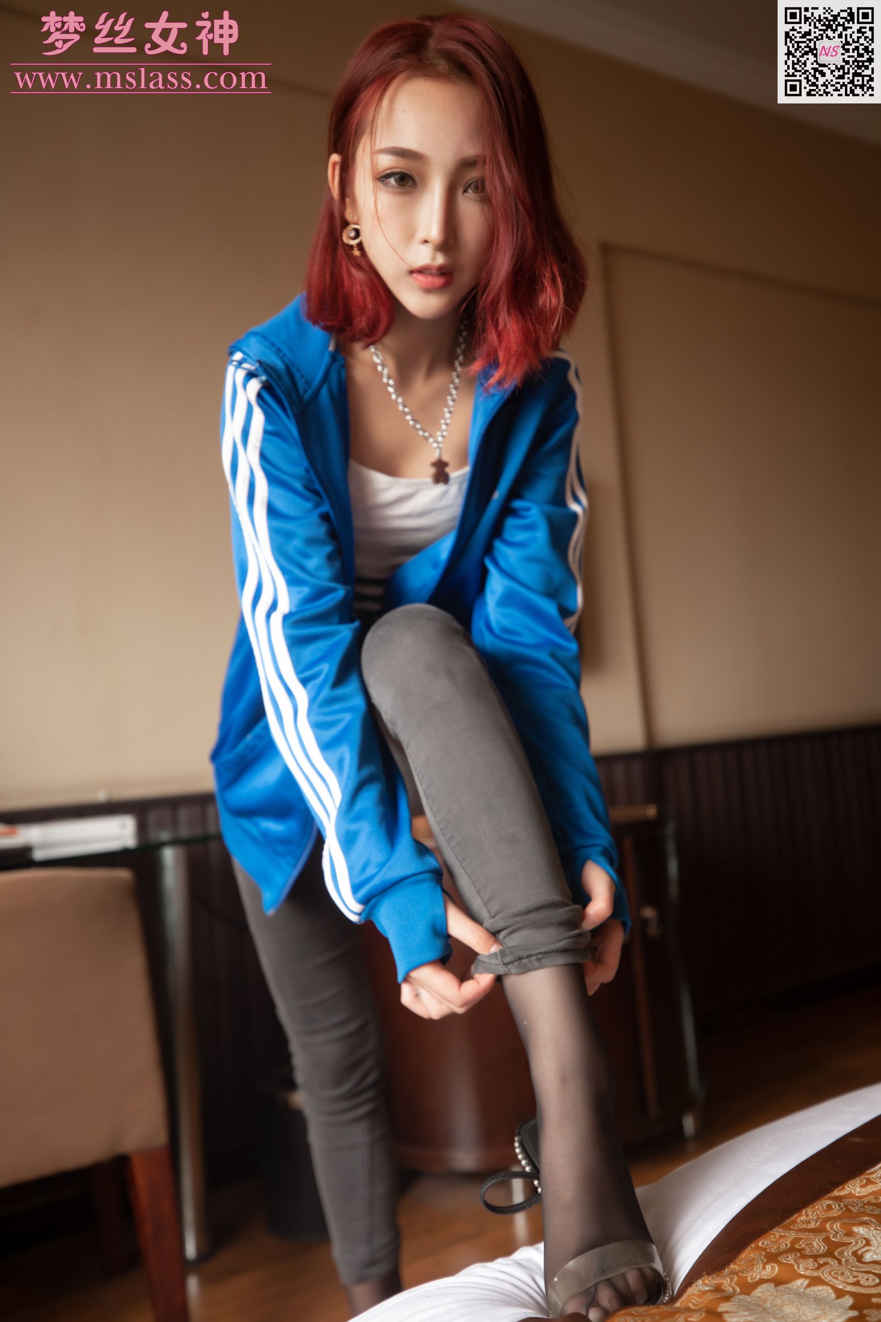 [梦丝女神MSLASS]  乔儿回忆的校服（黑色版）