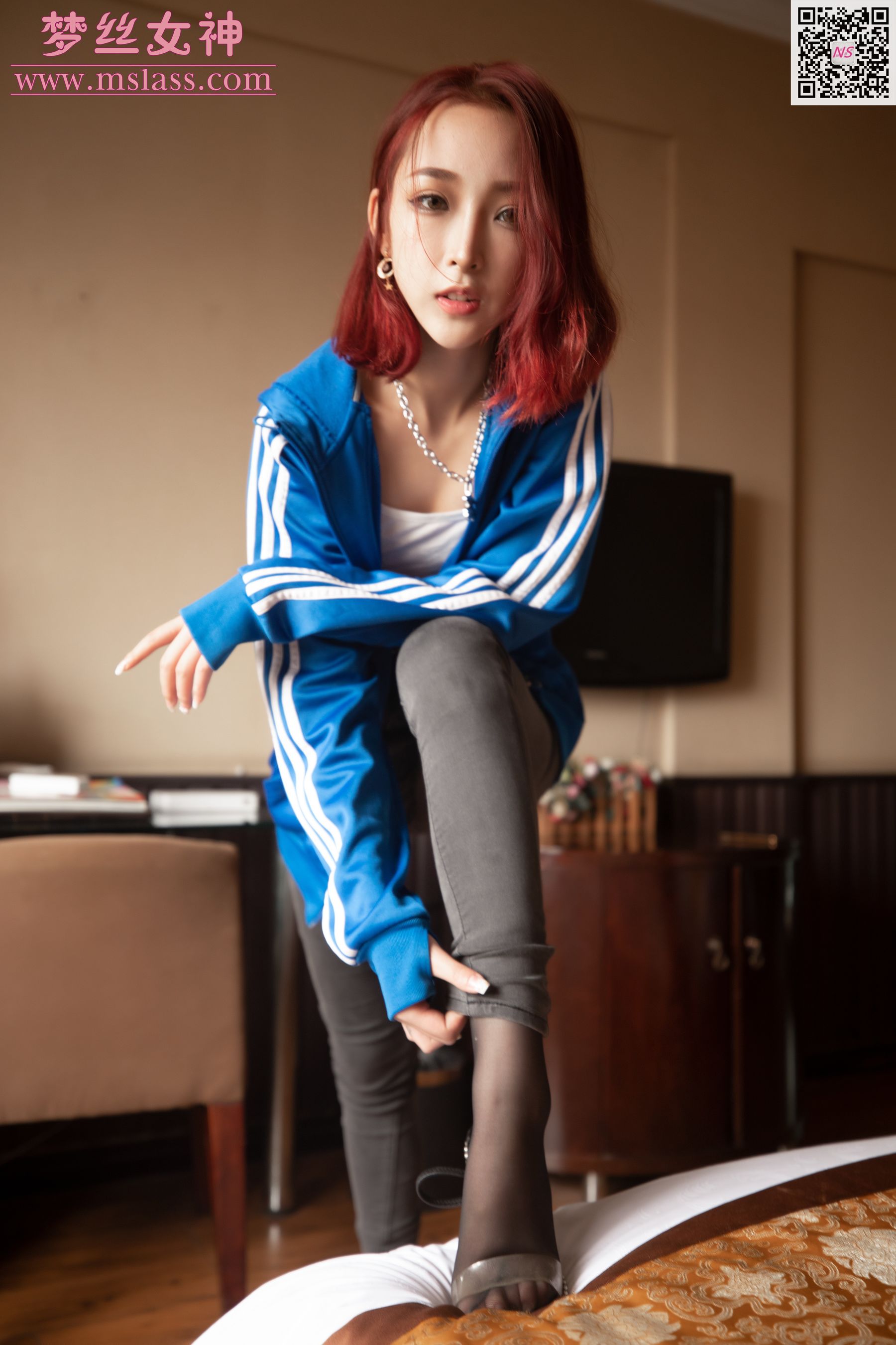 [梦丝女神MSLASS]  乔儿回忆的校服（黑色版）