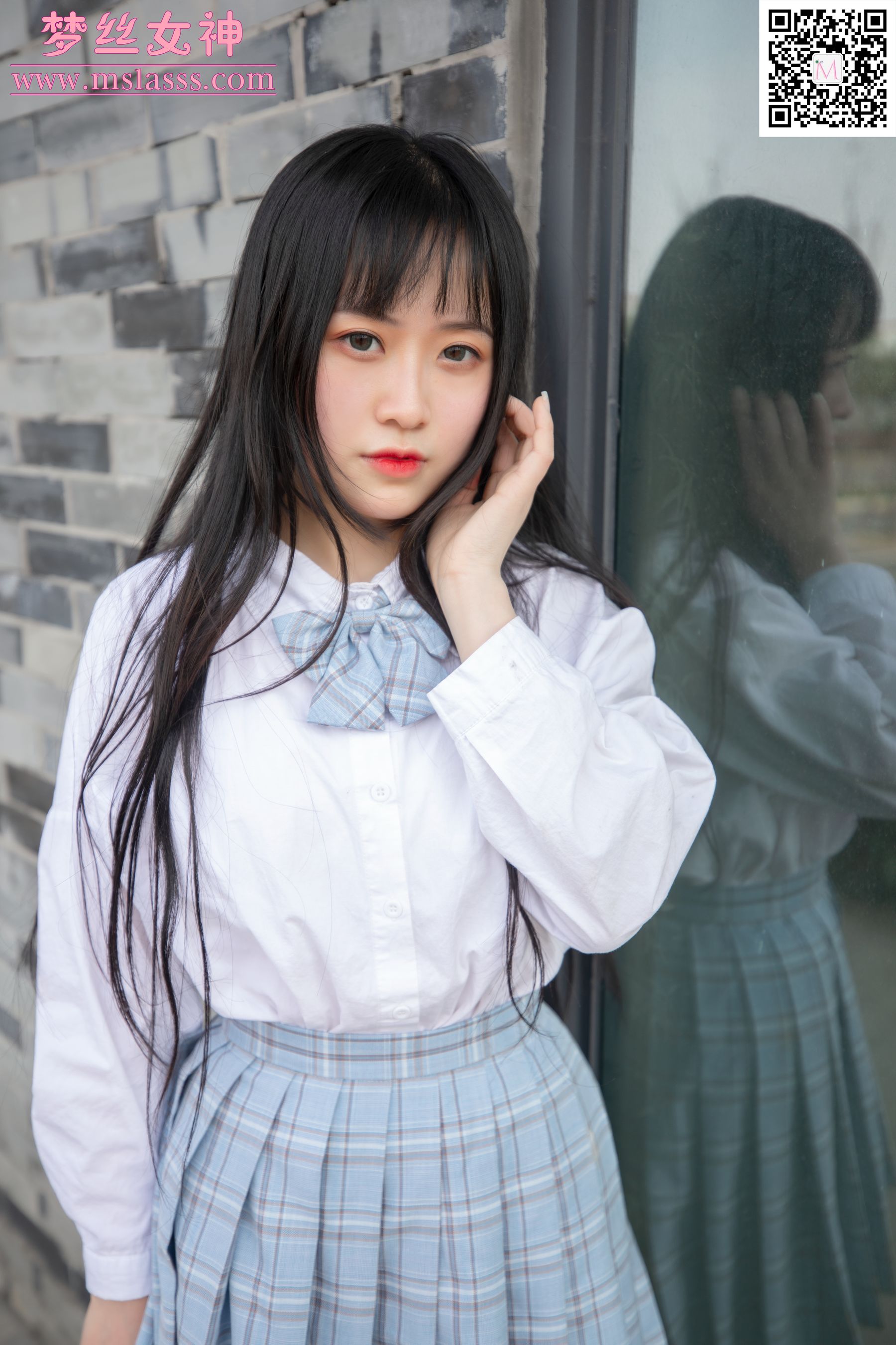 [梦丝女神MSLASS]  仟仟 JK小女神