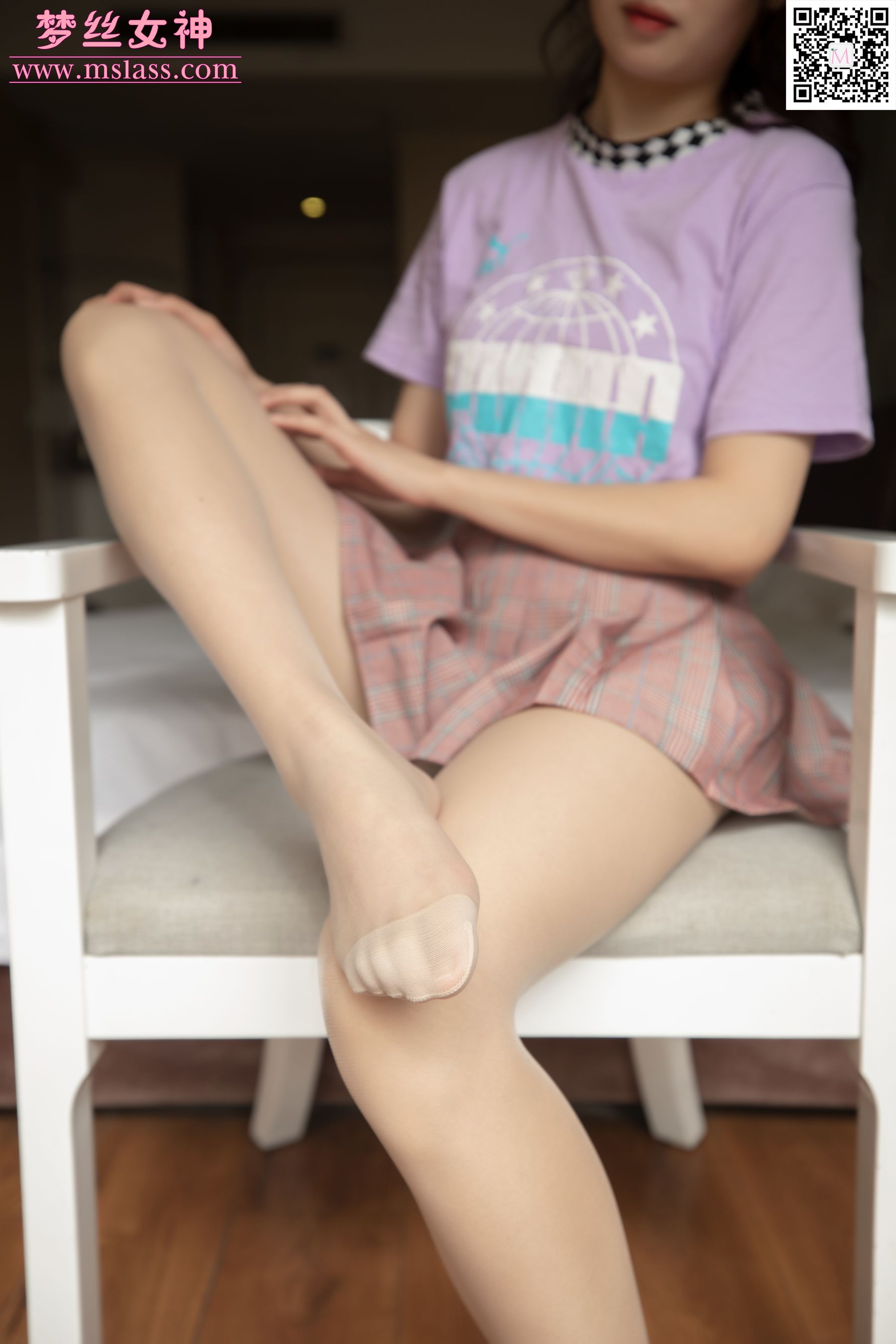 [梦丝女神MSLASS]  刘佳 笔直的丝袜腿