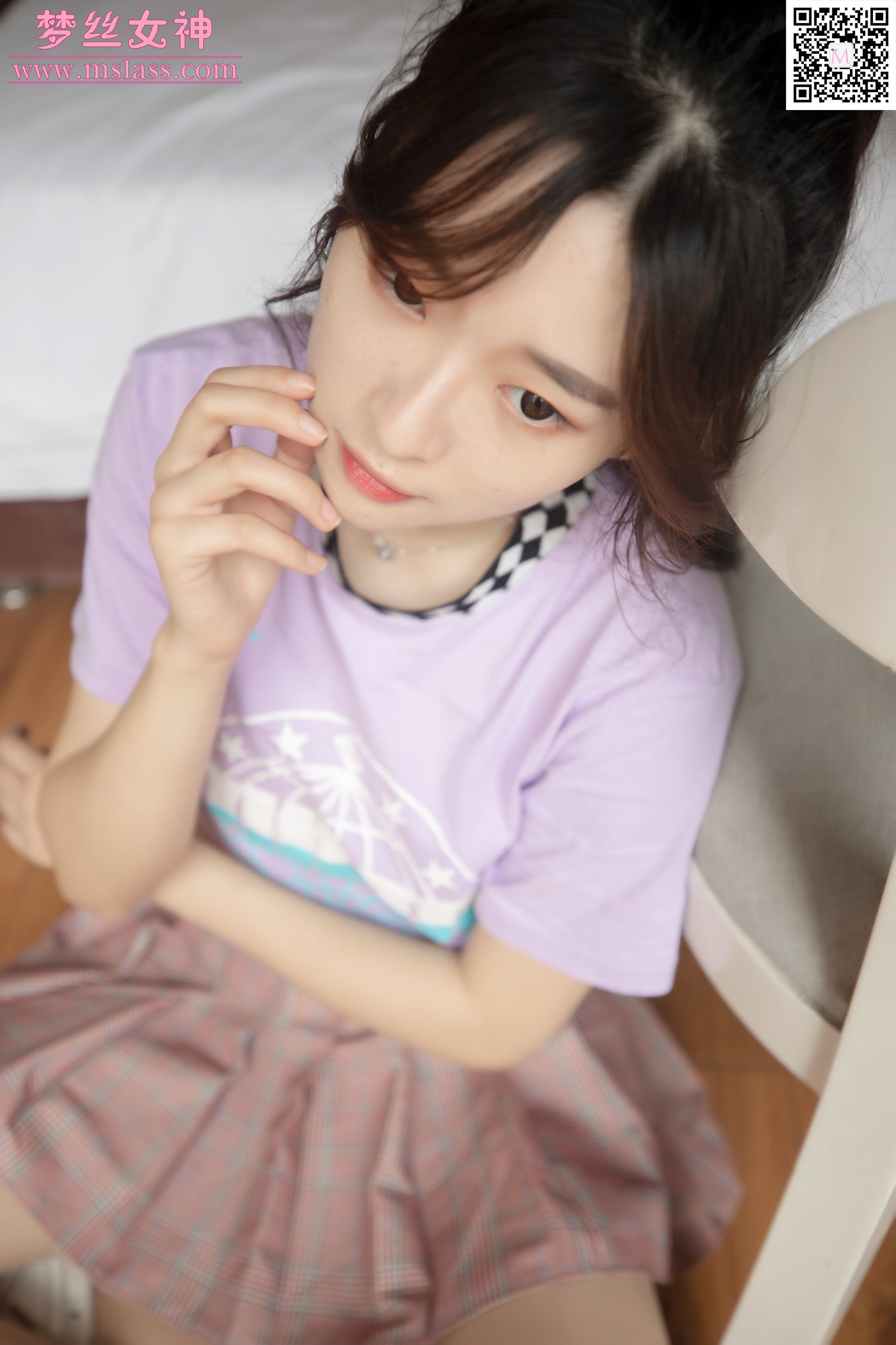 [梦丝女神MSLASS]  刘佳 笔直的丝袜腿