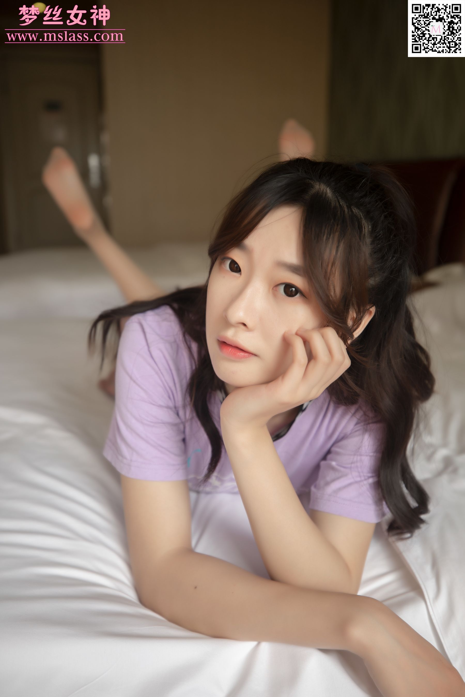 [梦丝女神MSLASS]  刘佳 笔直的丝袜腿