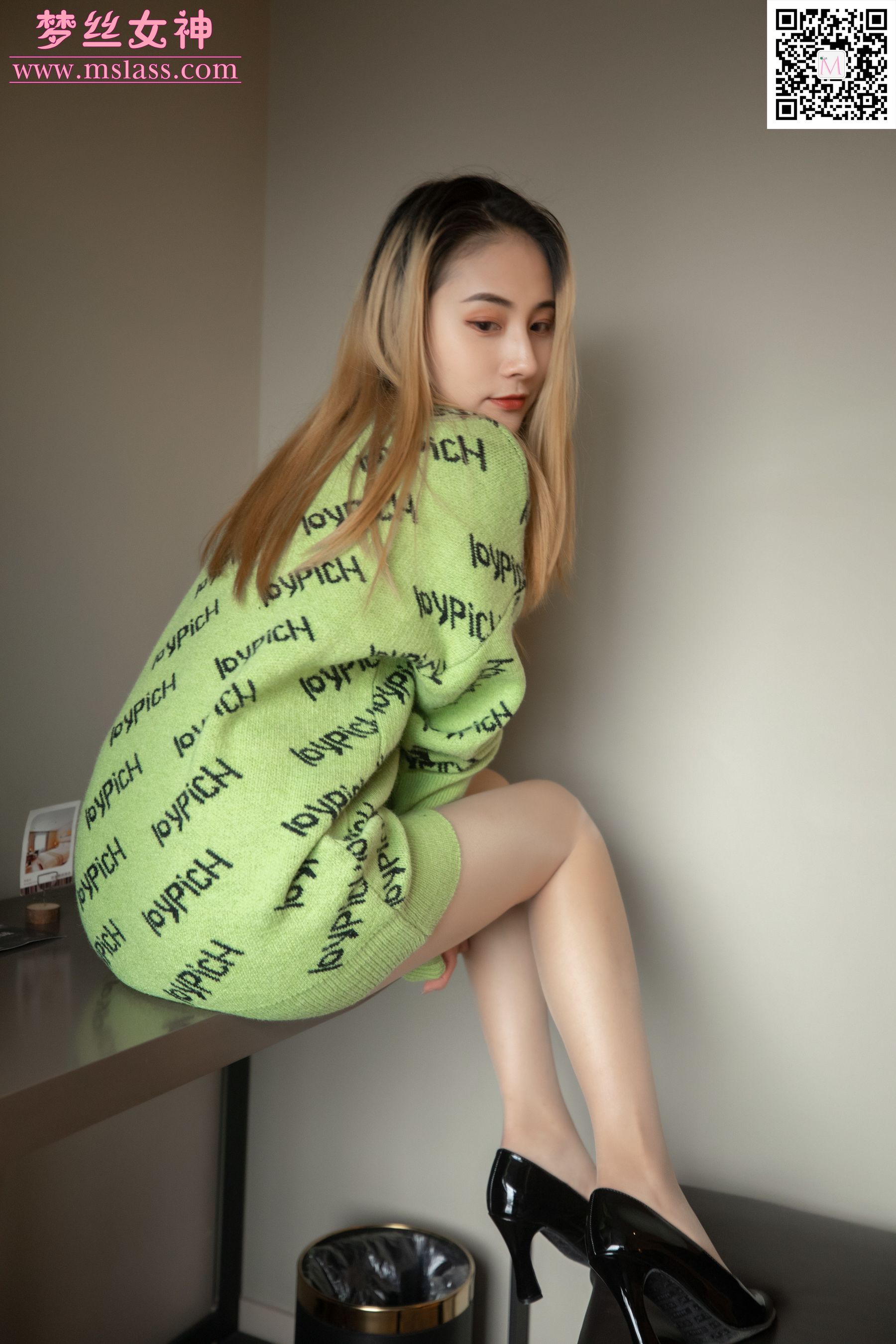 [梦丝女神MSLASS]  小允儿 喜欢绿绿的衣服