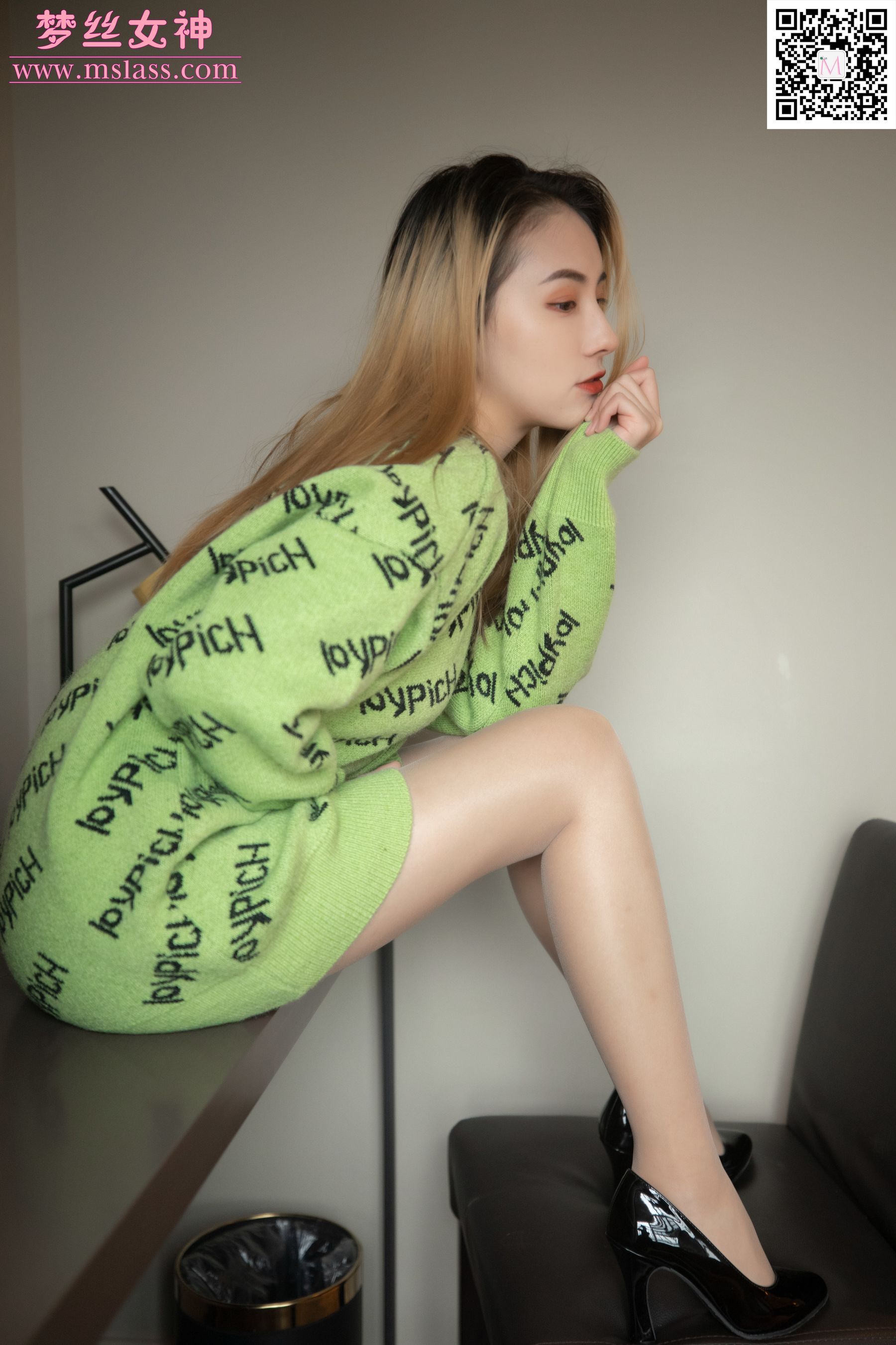 [梦丝女神MSLASS]  小允儿 喜欢绿绿的衣服