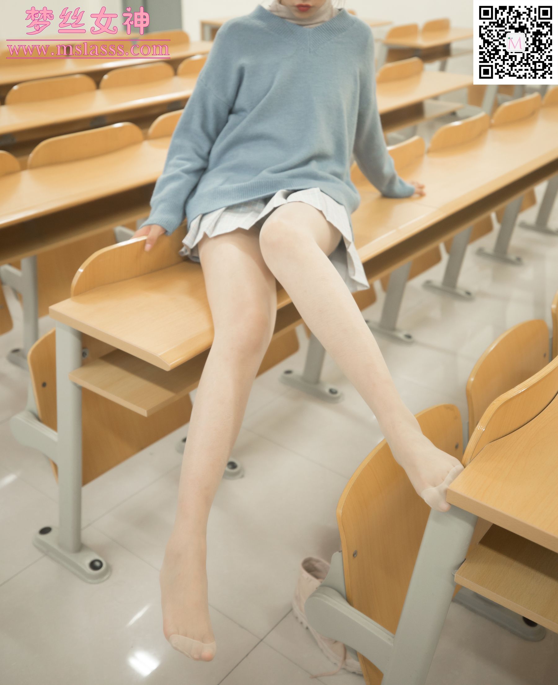 [梦丝女神MSLASS]  林可儿 学院风