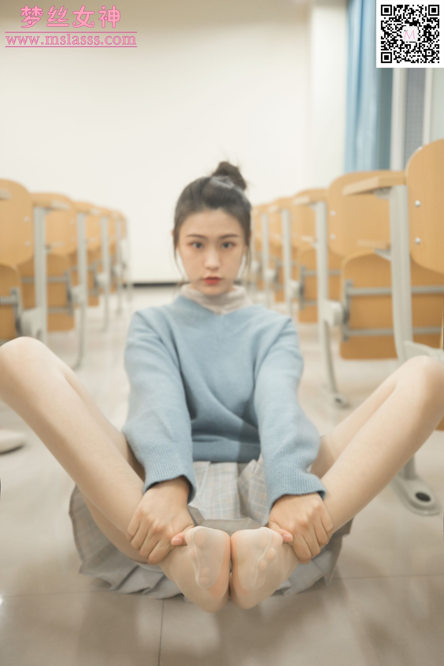 [梦丝女神MSLASS]  林可儿 学院风