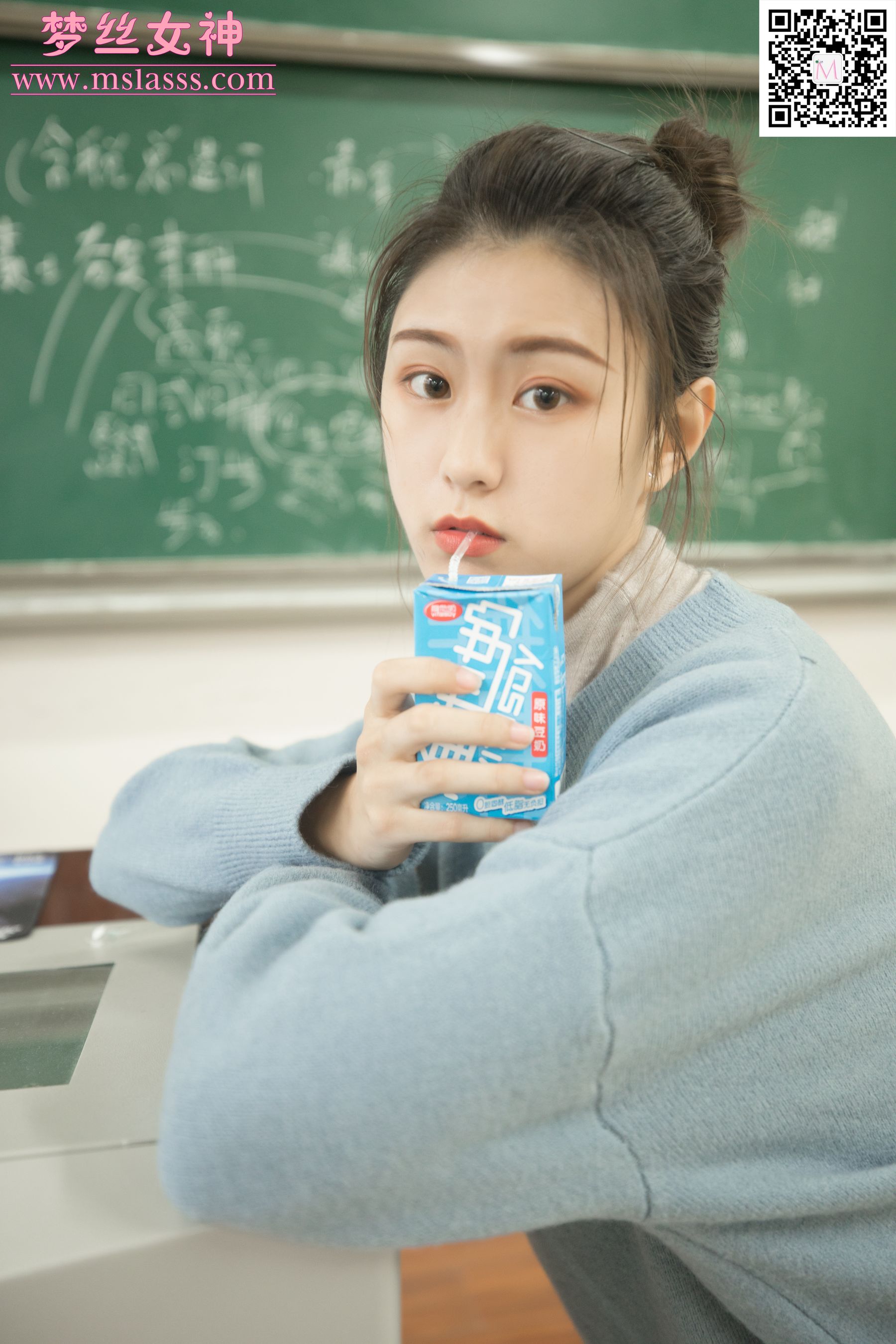 [梦丝女神MSLASS]  林可儿 学院风