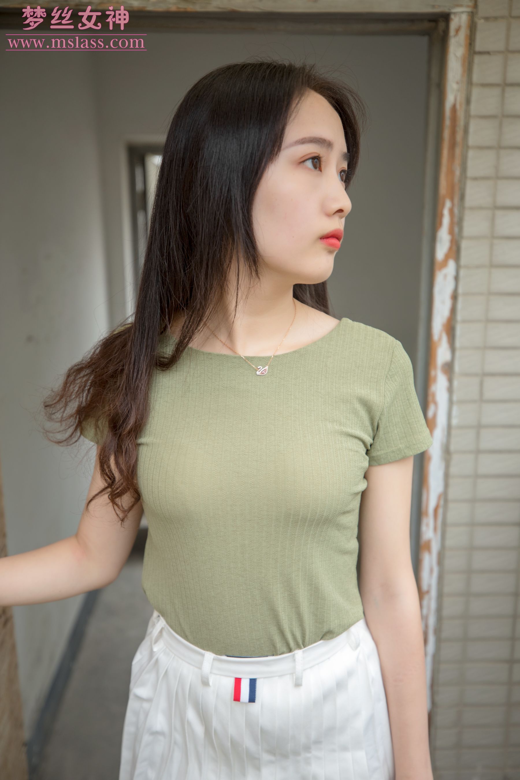 [梦丝女神MSLASS]  柳儿 侧颜太美的小姐姐