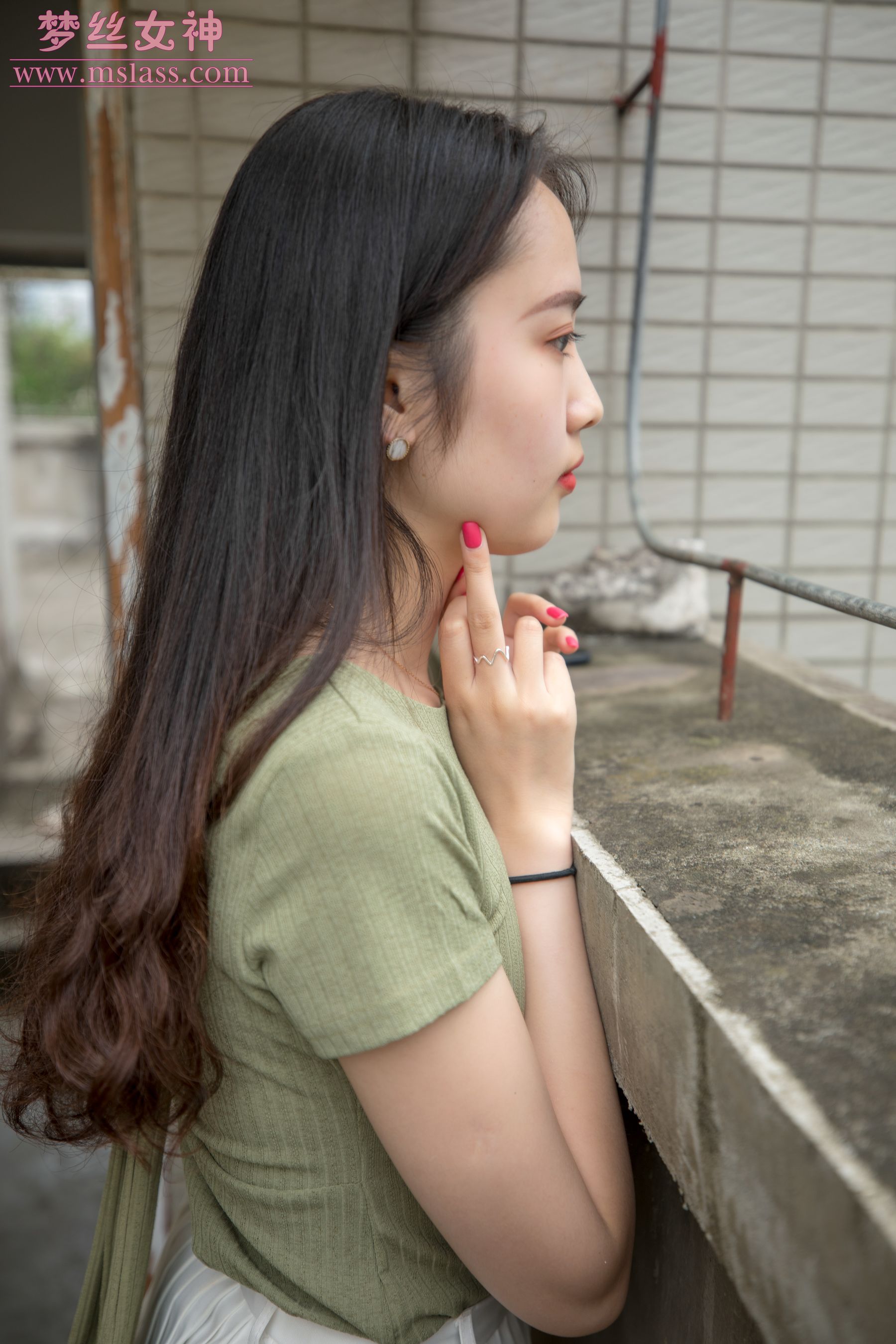 [梦丝女神MSLASS]  柳儿 侧颜太美的小姐姐