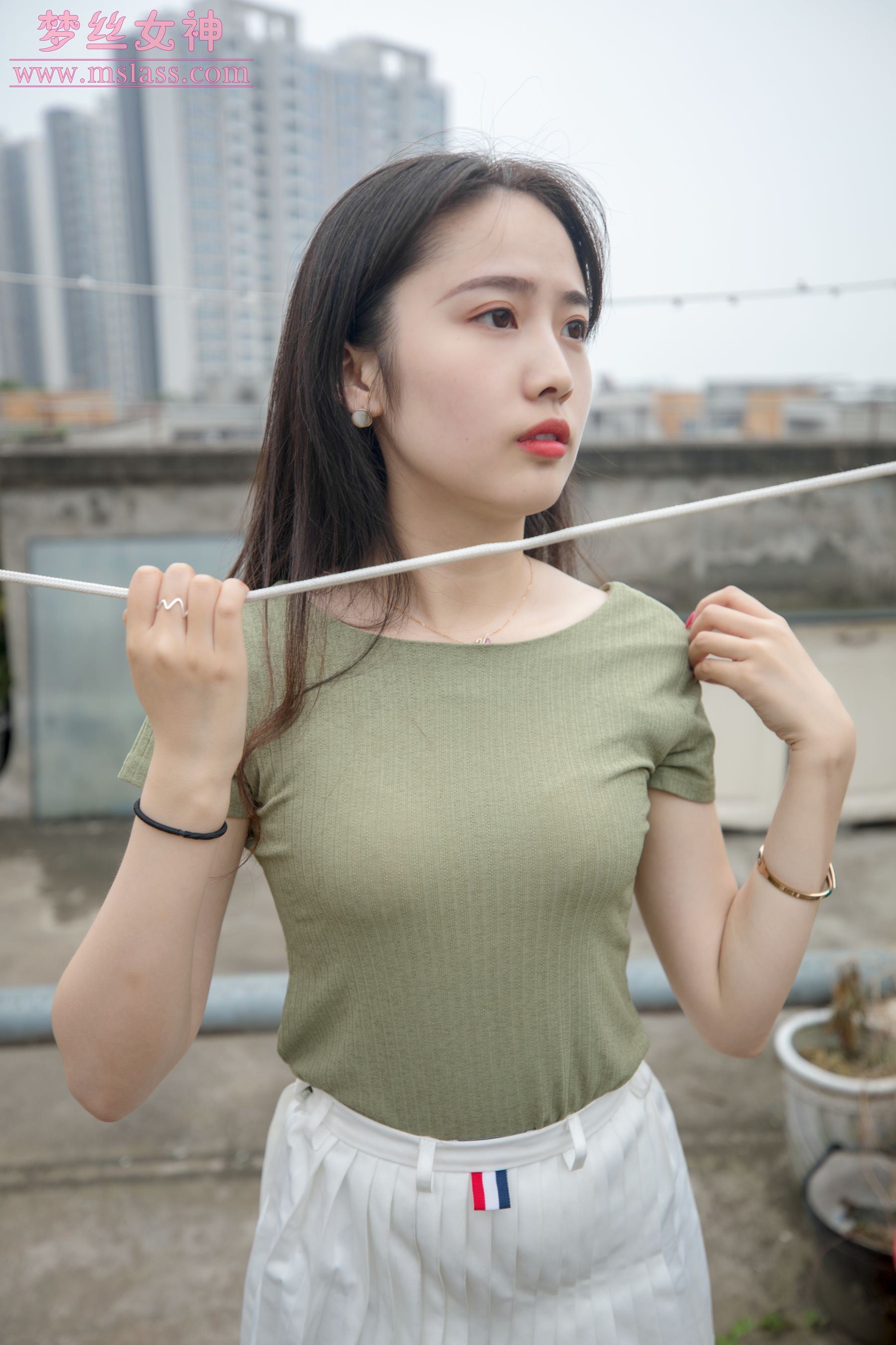 [梦丝女神MSLASS]  柳儿 侧颜太美的小姐姐