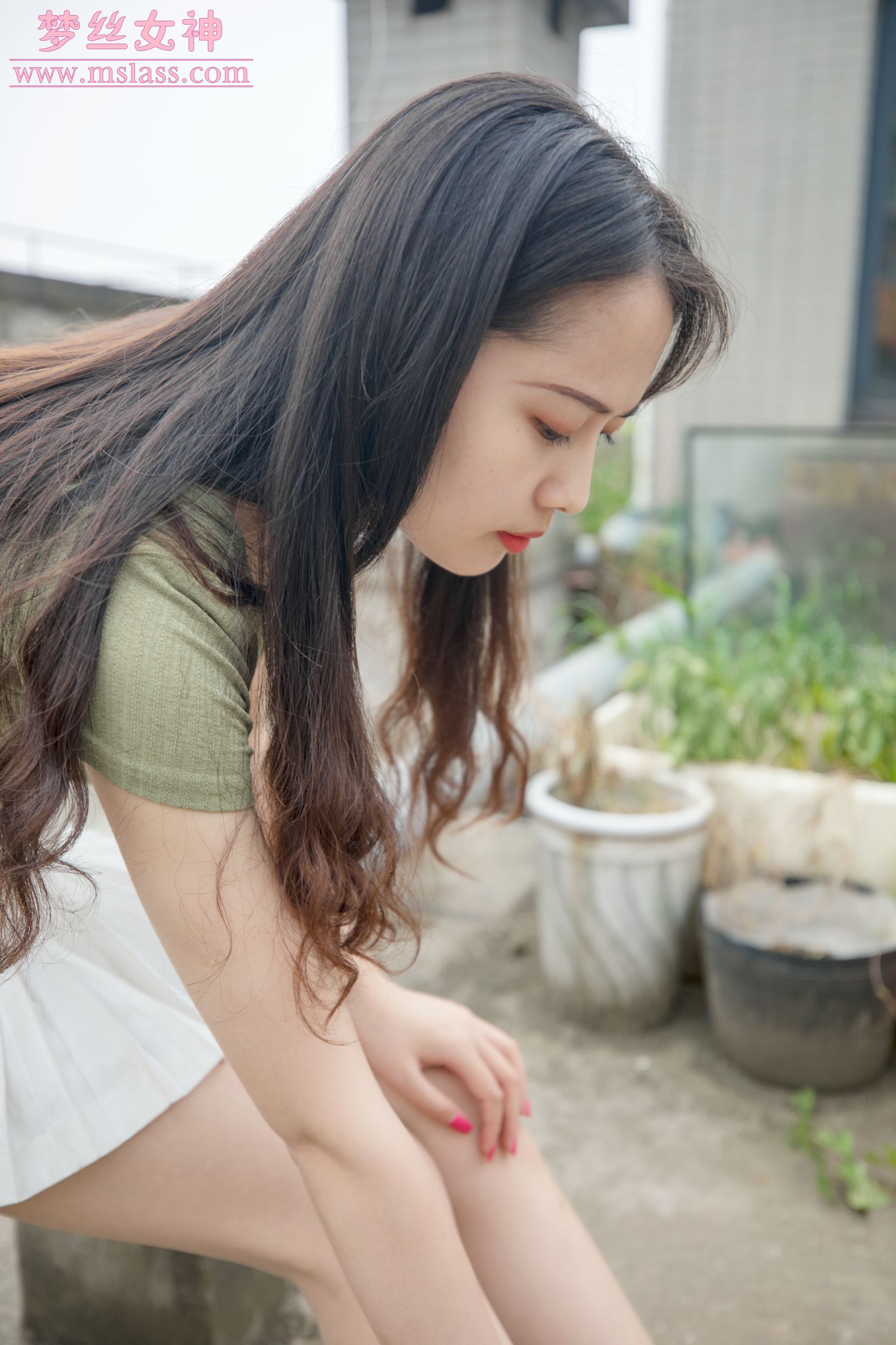 [梦丝女神MSLASS]  柳儿 侧颜太美的小姐姐