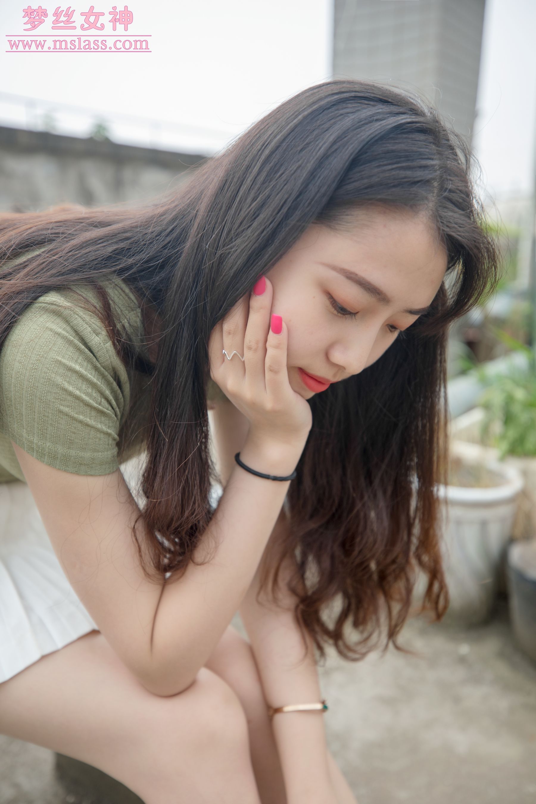 [梦丝女神MSLASS]  柳儿 侧颜太美的小姐姐