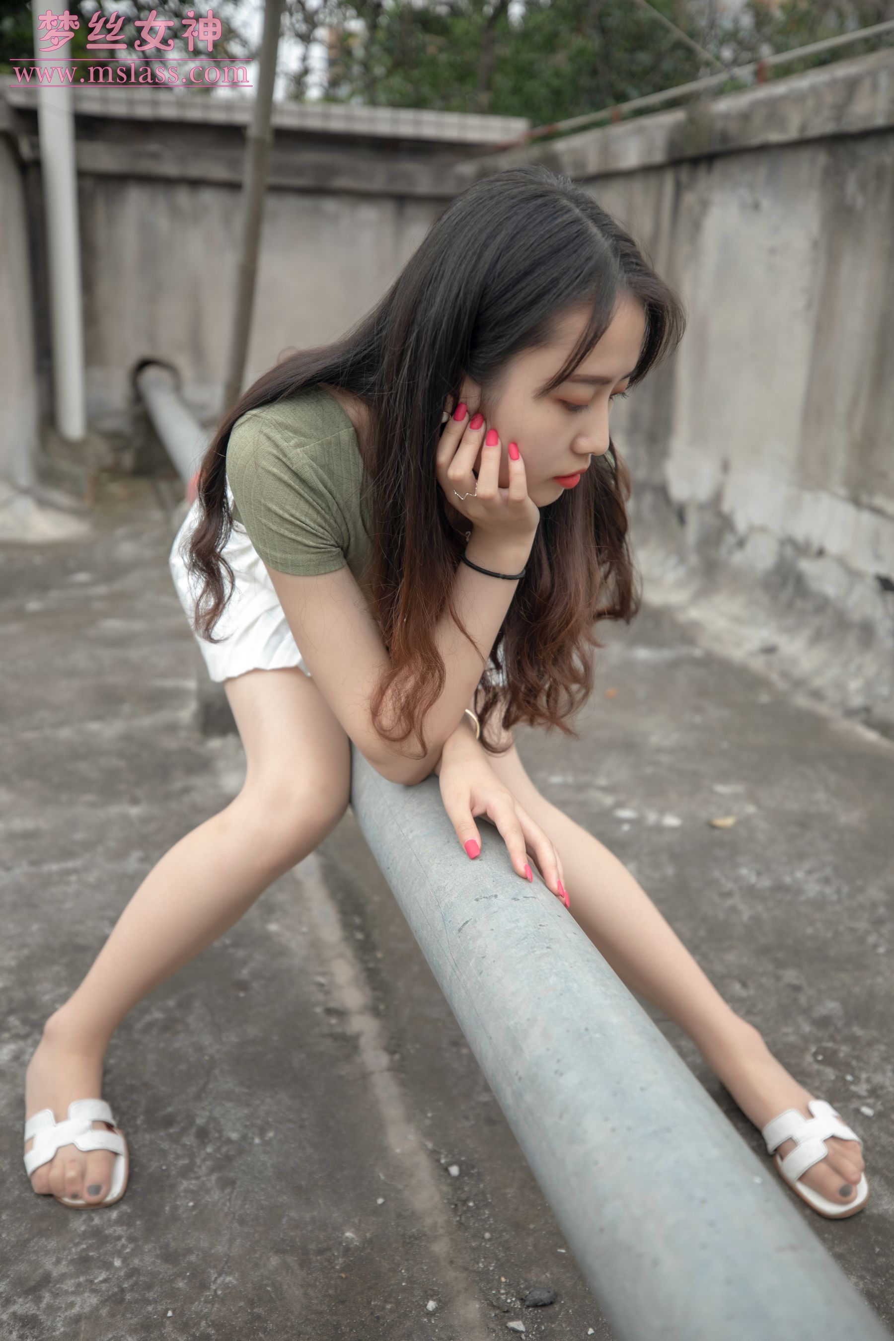 [梦丝女神MSLASS]  柳儿 侧颜太美的小姐姐