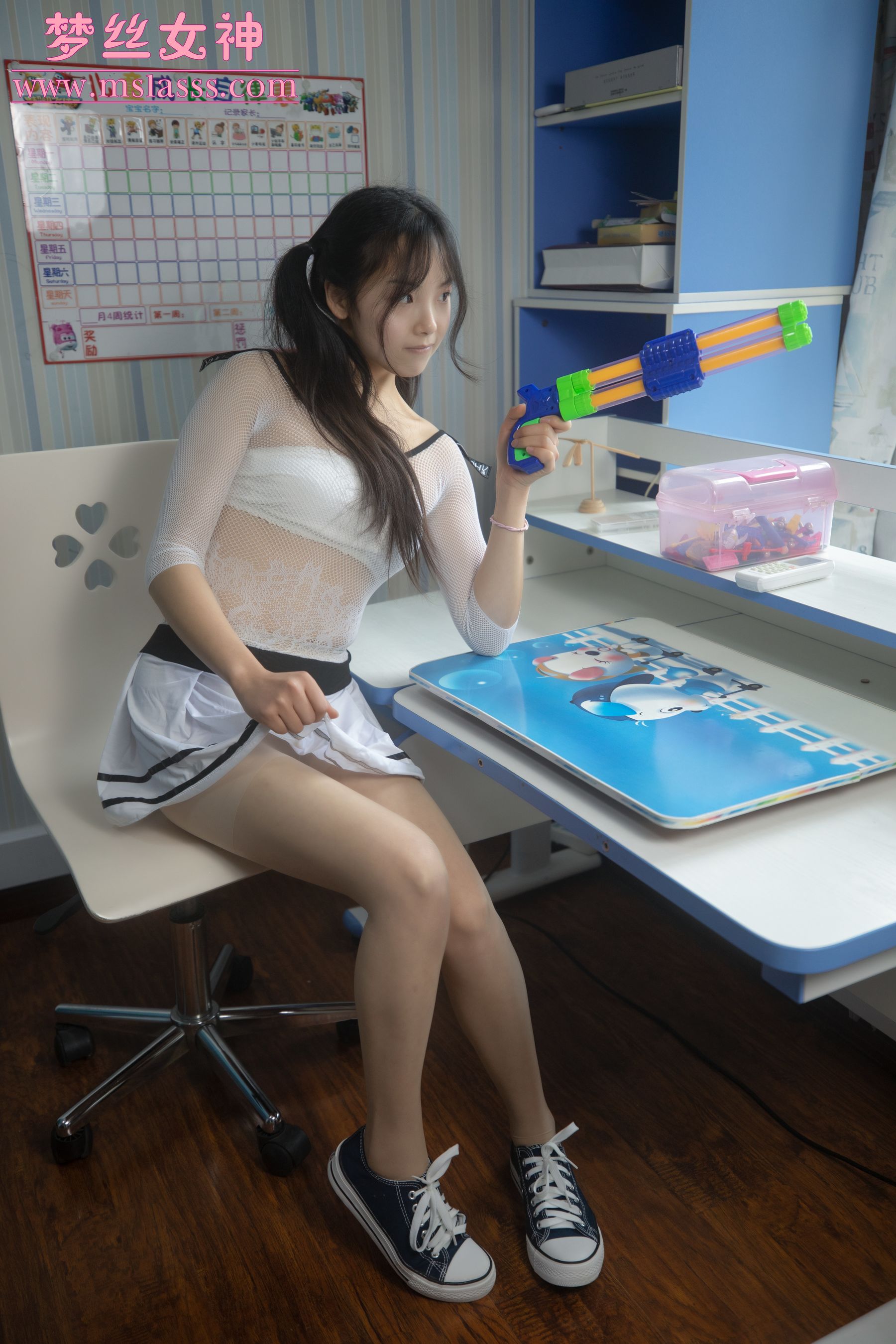 [梦丝女神MSLASS]  灵唯 双马尾杀！