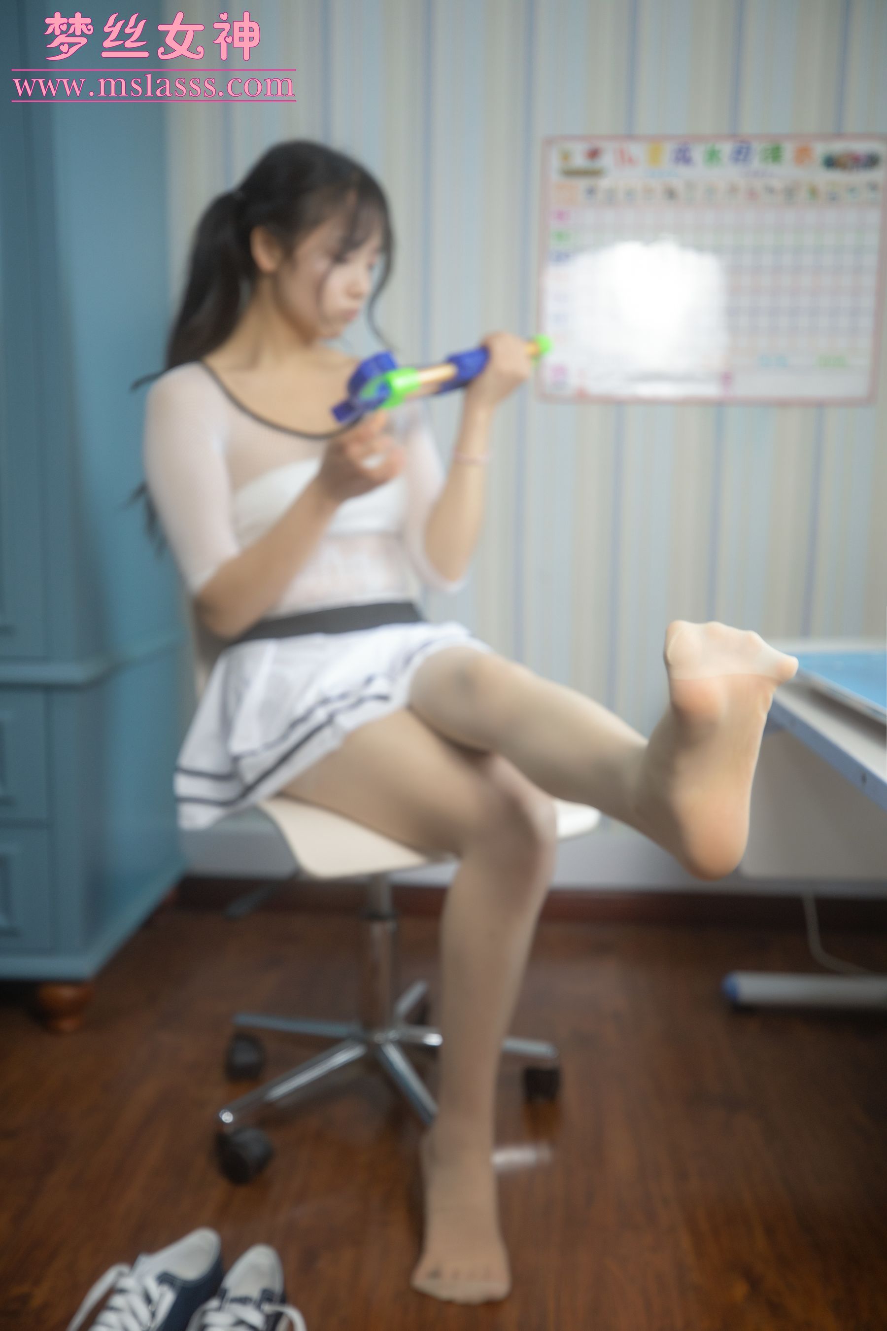 [梦丝女神MSLASS]  灵唯 双马尾杀！