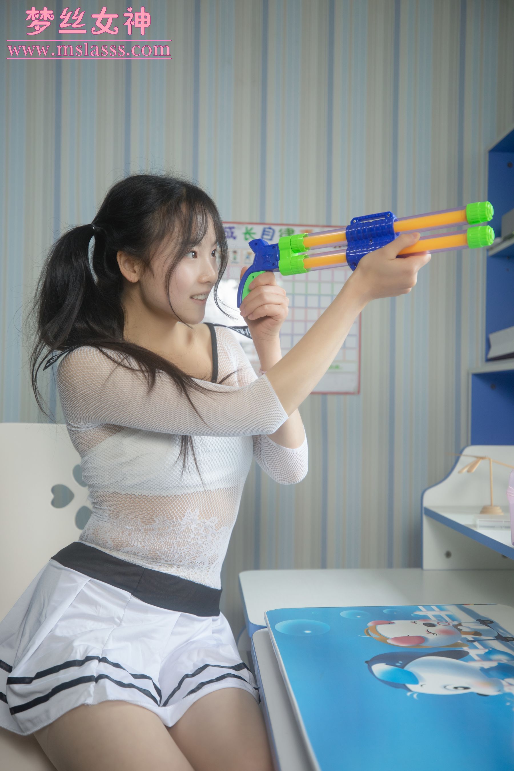 [梦丝女神MSLASS]  灵唯 双马尾杀！