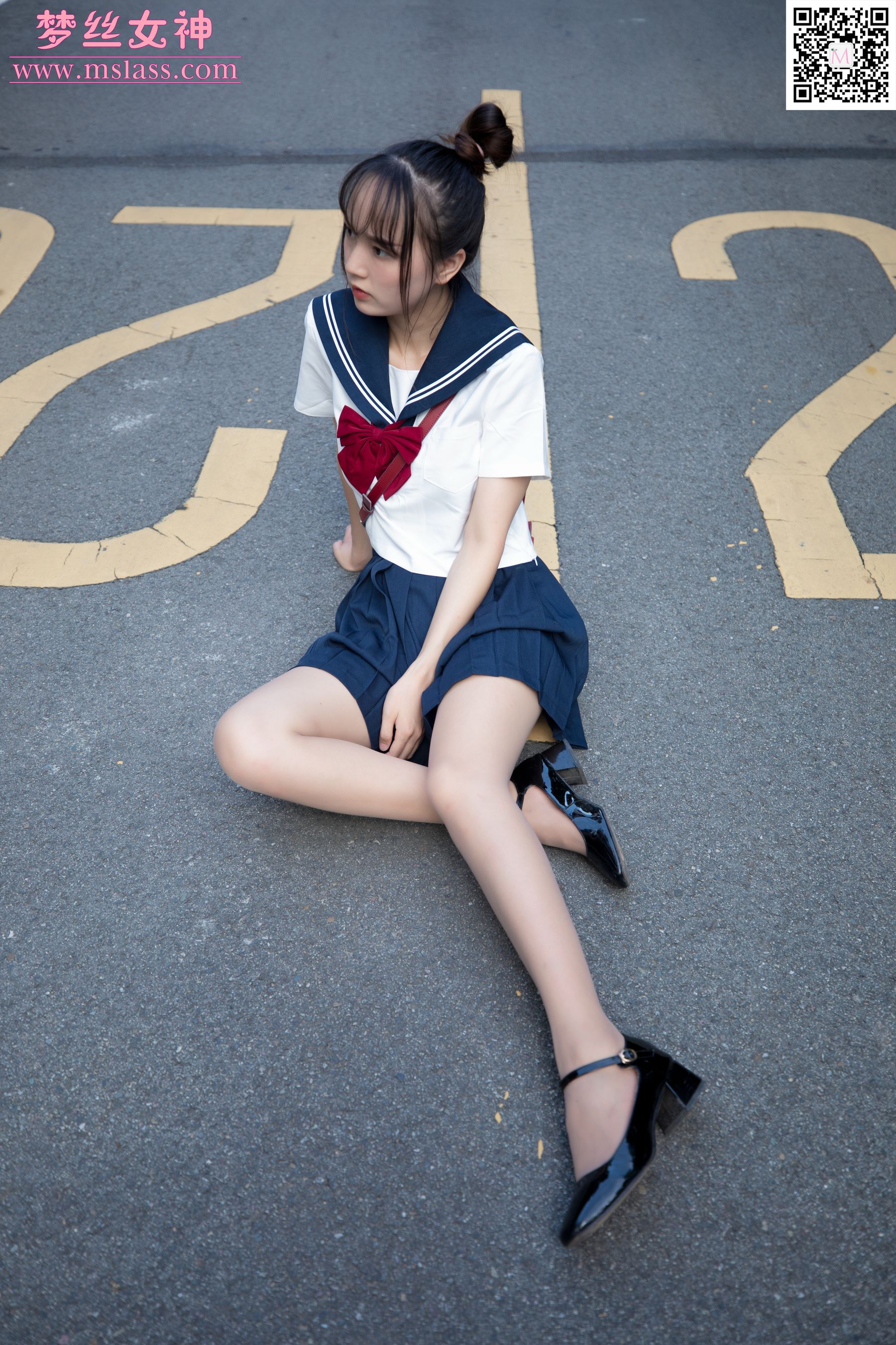 [梦丝女神MSLASS]  玥玥 JK小女神