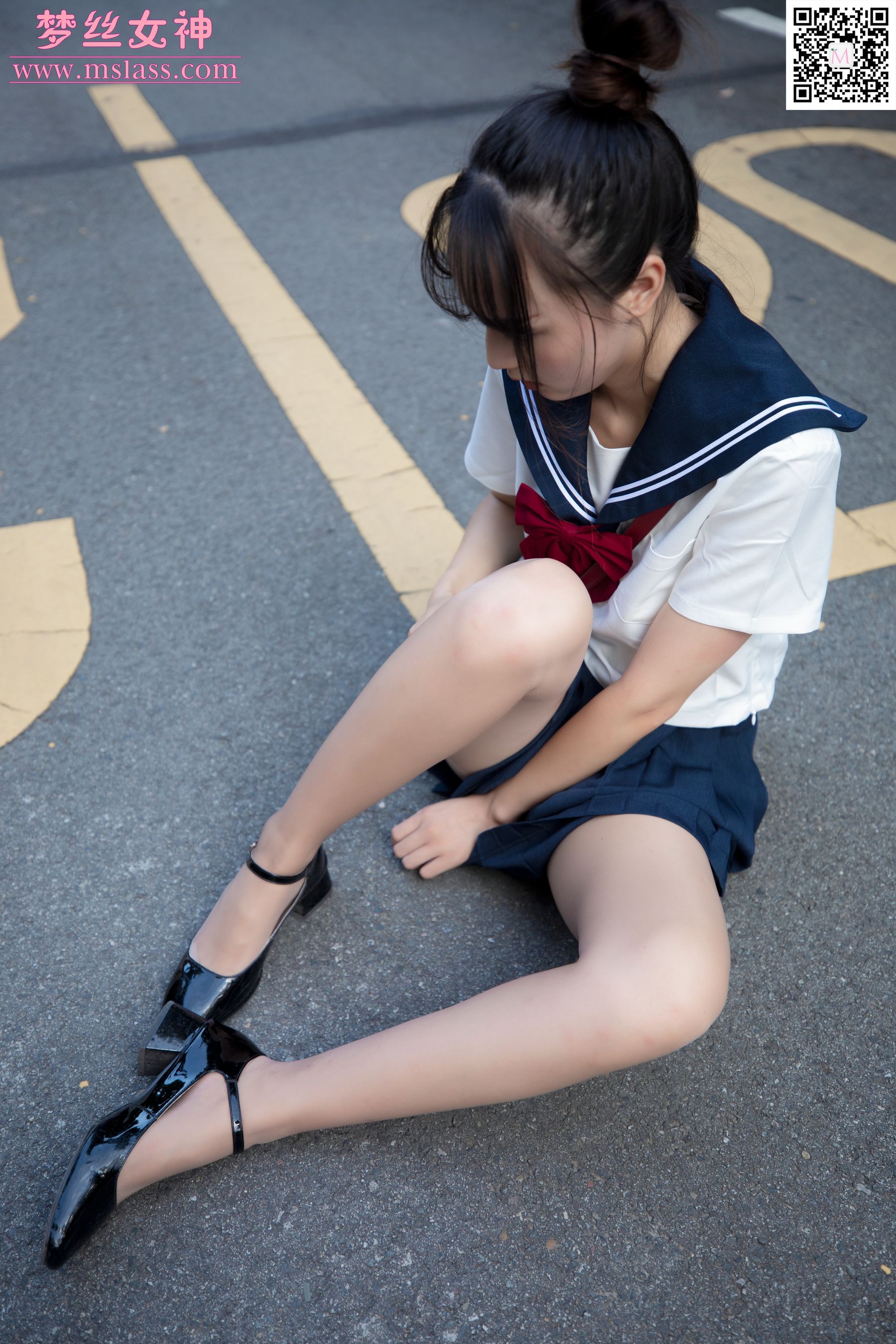 [梦丝女神MSLASS]  玥玥 JK小女神
