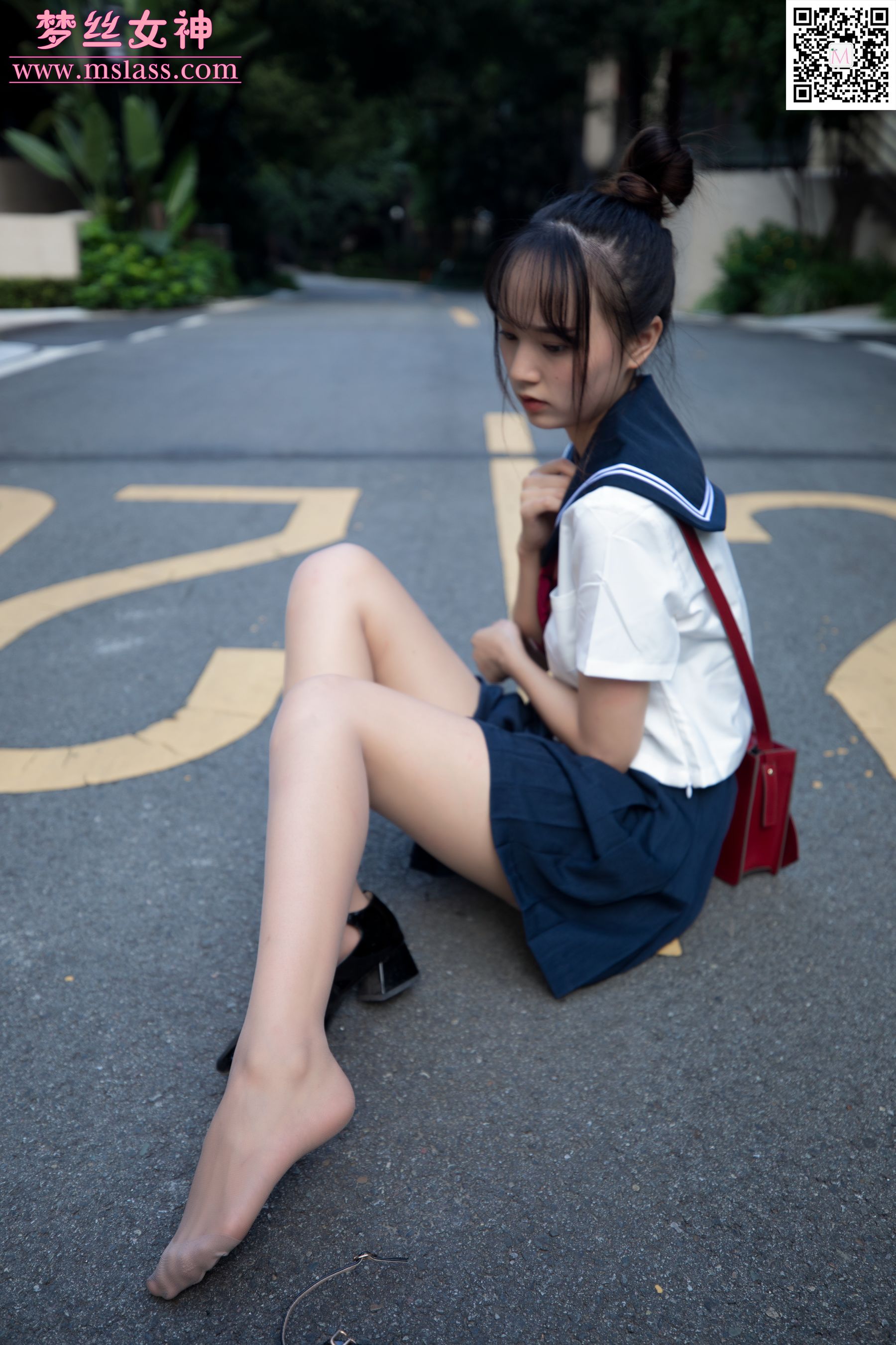 [梦丝女神MSLASS]  玥玥 JK小女神