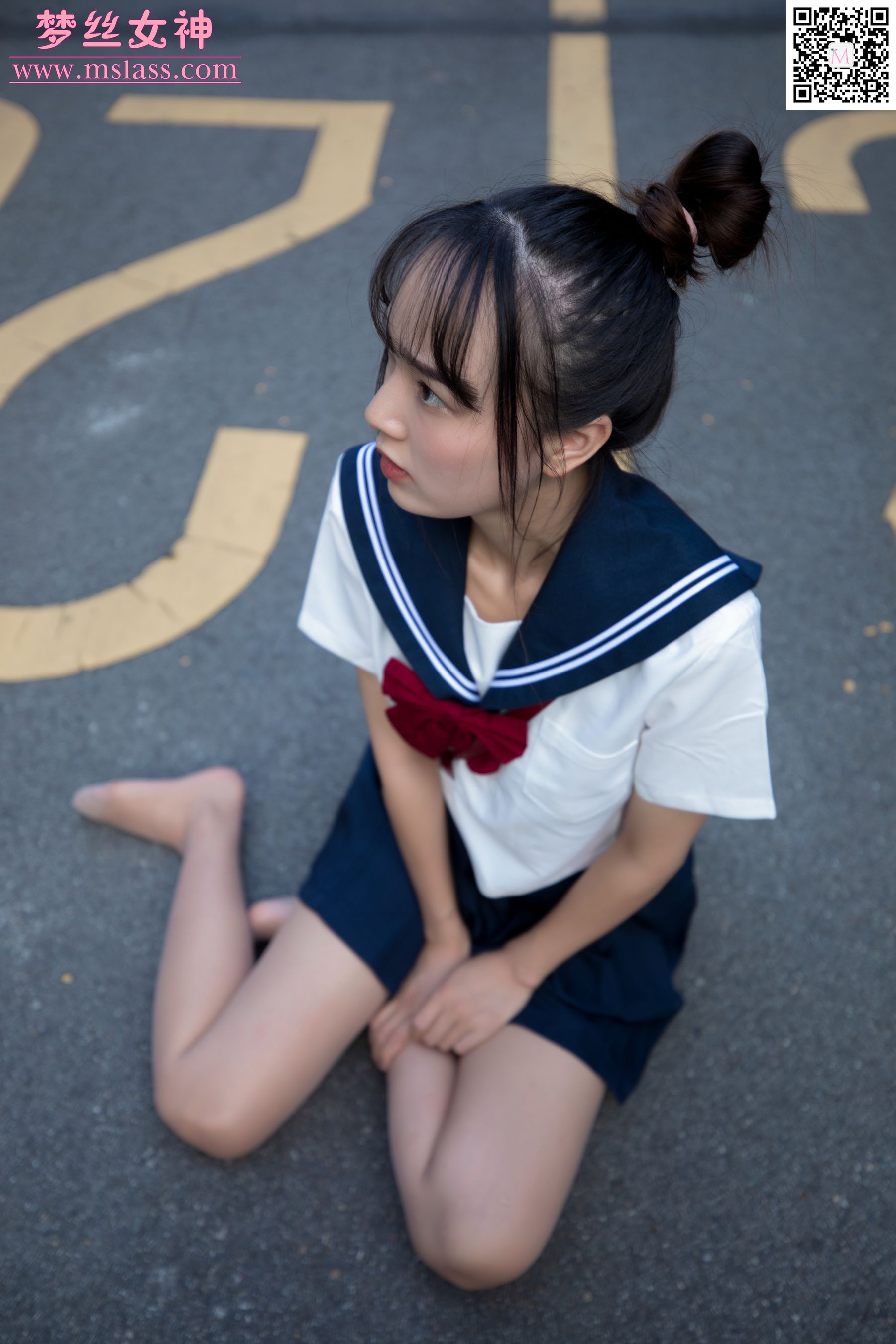 [梦丝女神MSLASS]  玥玥 JK小女神