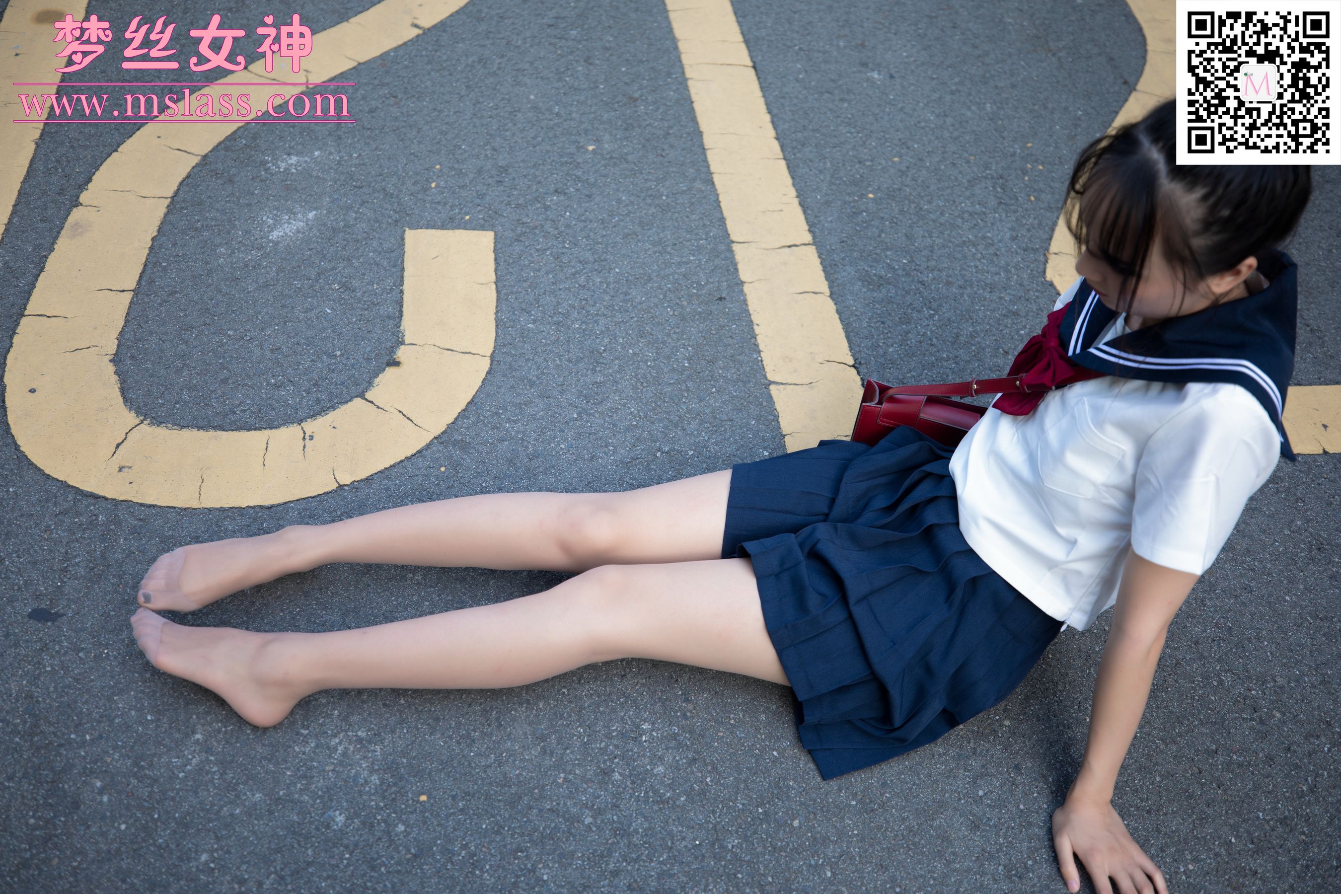 [梦丝女神MSLASS]  玥玥 JK小女神
