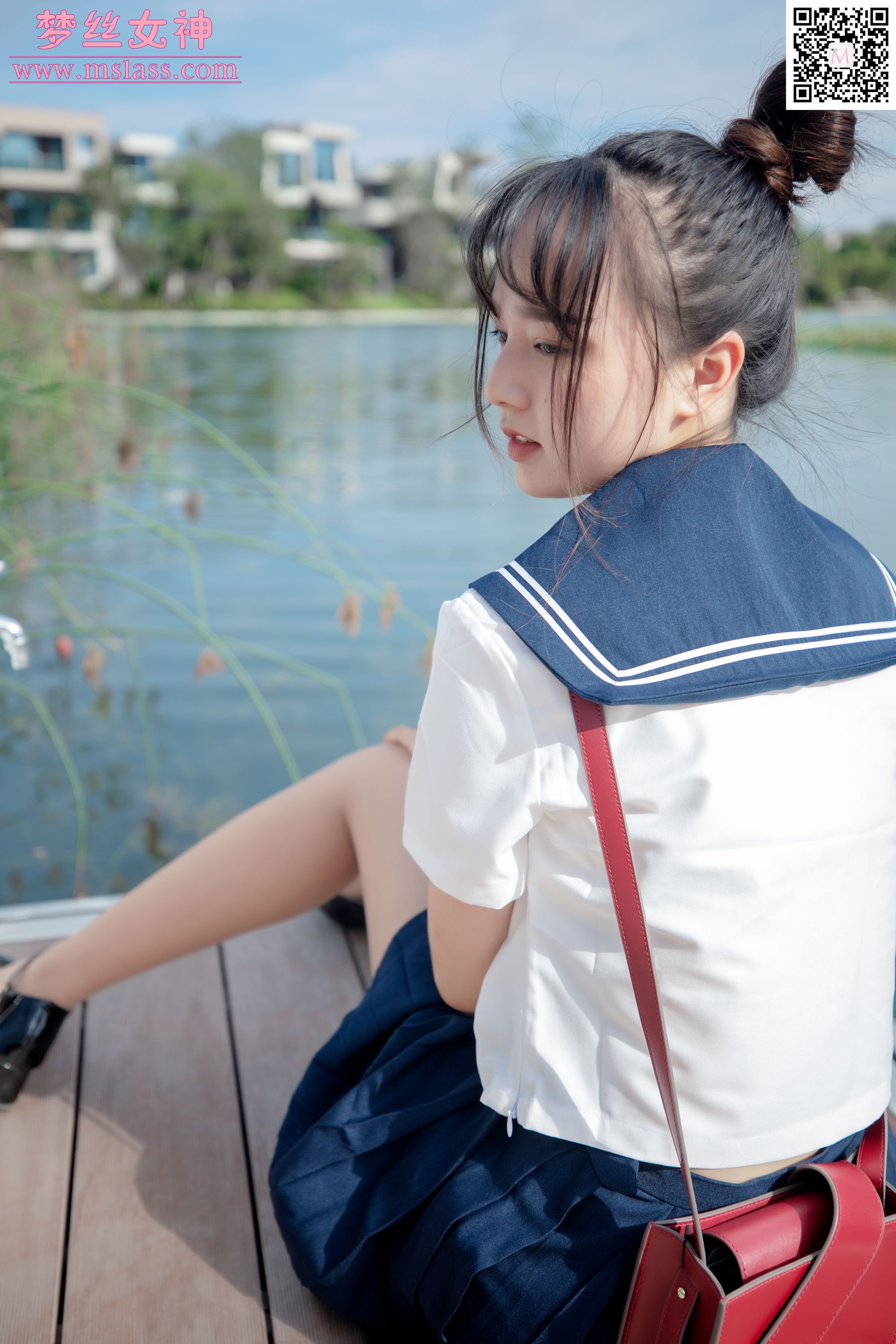 [梦丝女神MSLASS]  玥玥 JK小女神