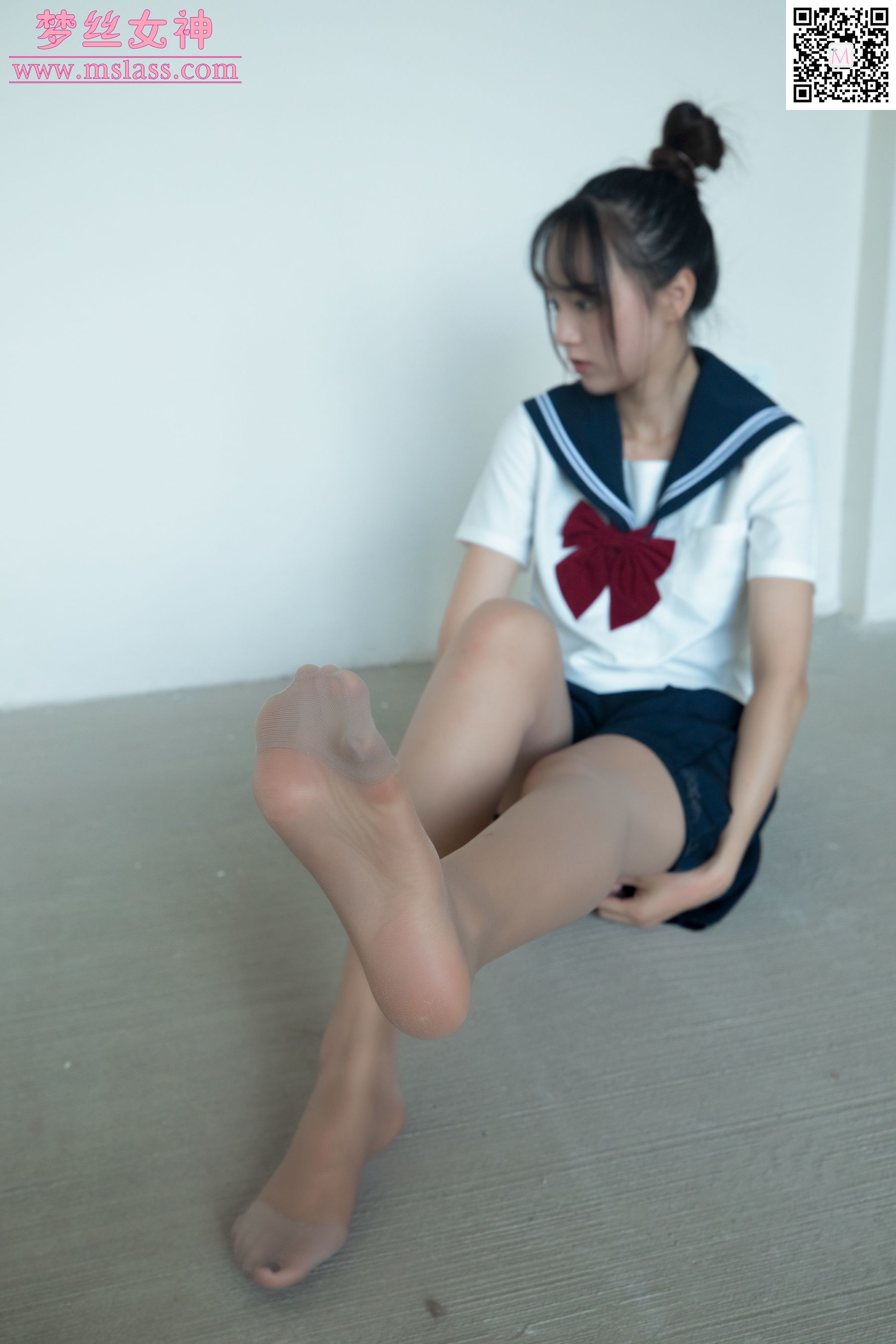 [梦丝女神MSLASS]  玥玥 JK小女神