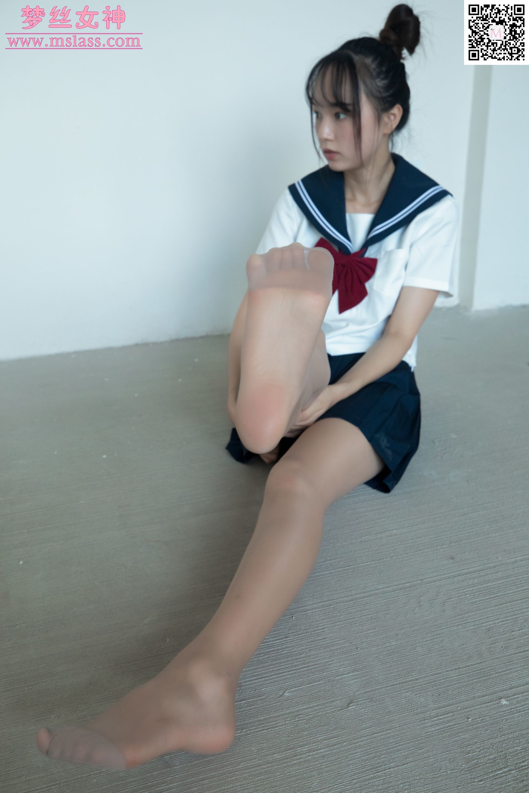 [梦丝女神MSLASS]  玥玥 JK小女神
