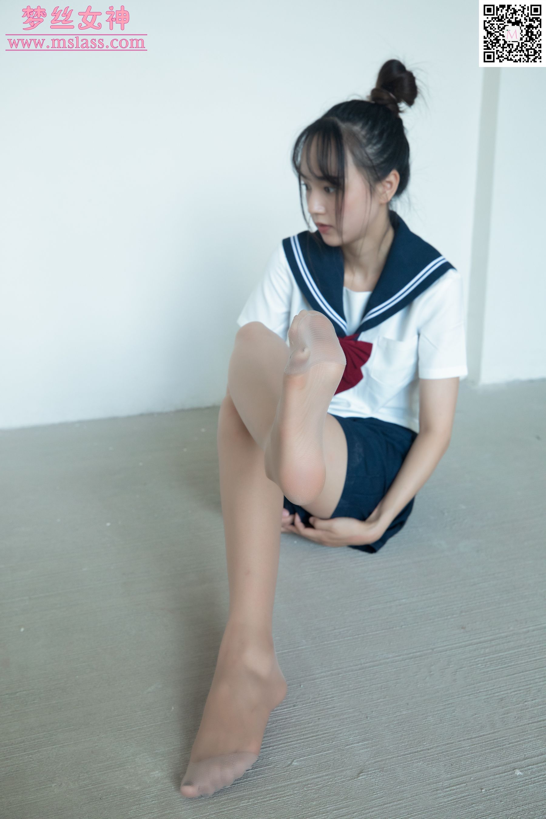 [梦丝女神MSLASS]  玥玥 JK小女神