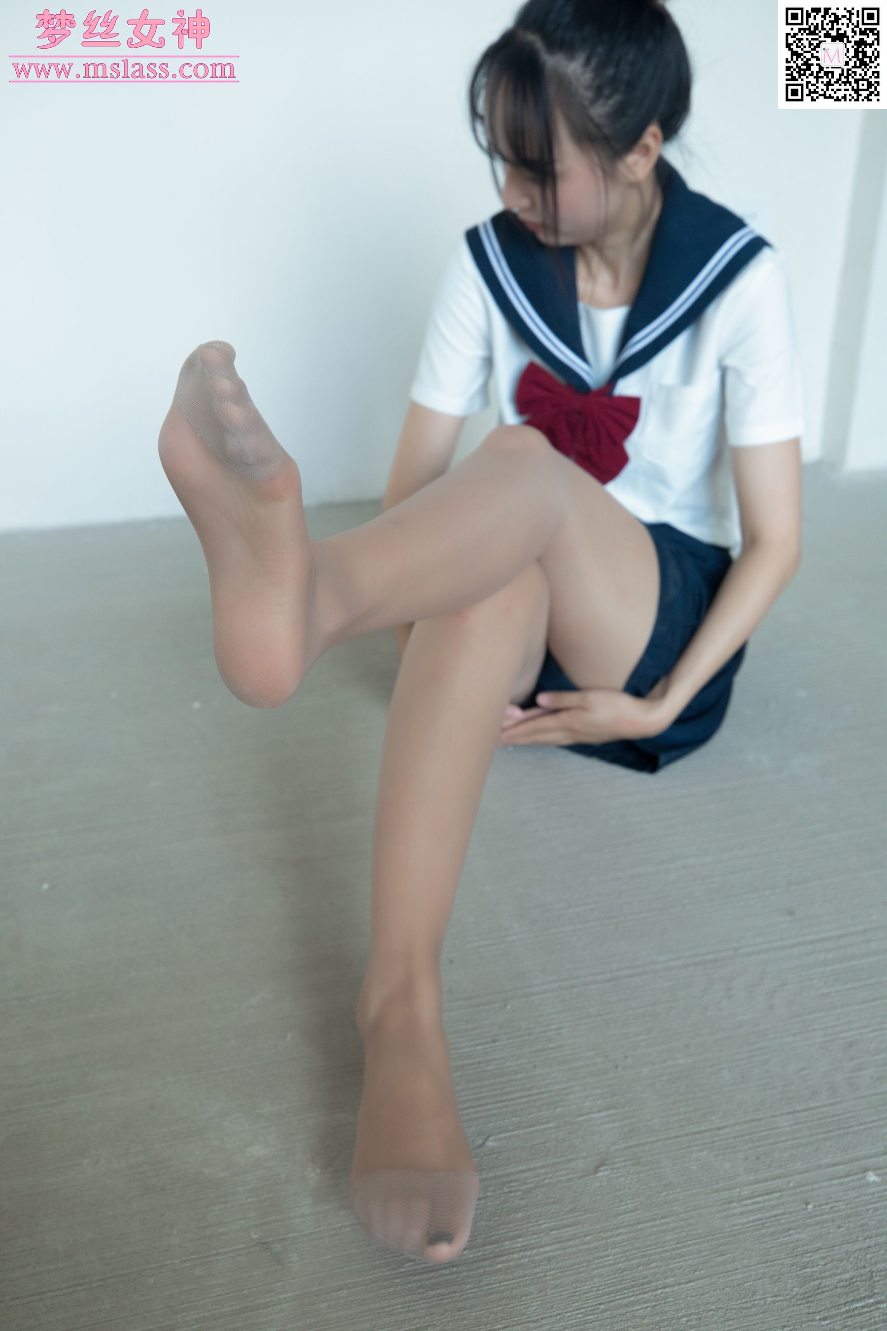[梦丝女神MSLASS]  玥玥 JK小女神