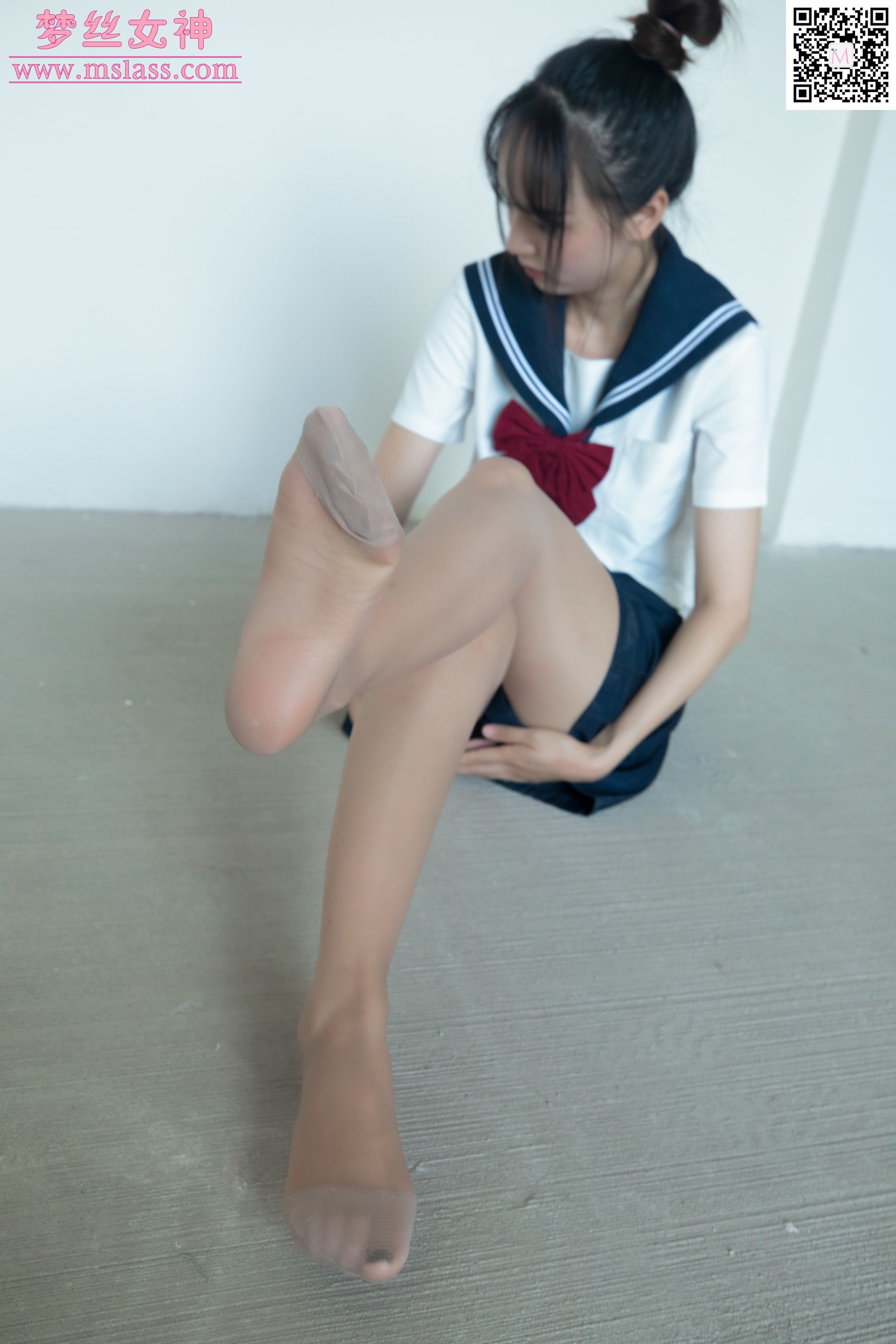 [梦丝女神MSLASS]  玥玥 JK小女神