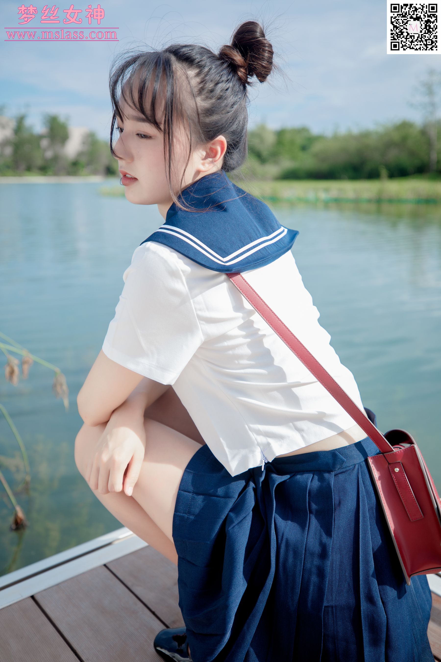 [梦丝女神MSLASS]  玥玥 JK小女神