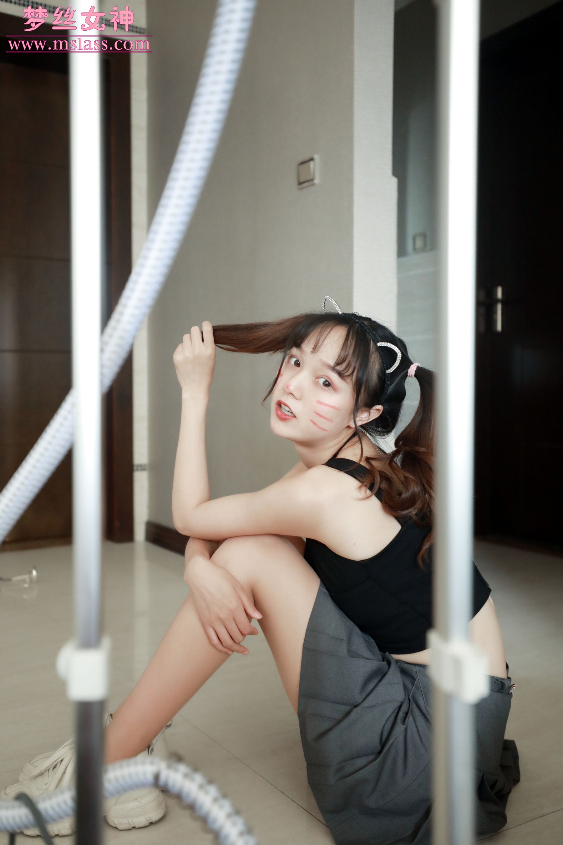 [梦丝女神MSLASS]  玥玥 家居小淑女