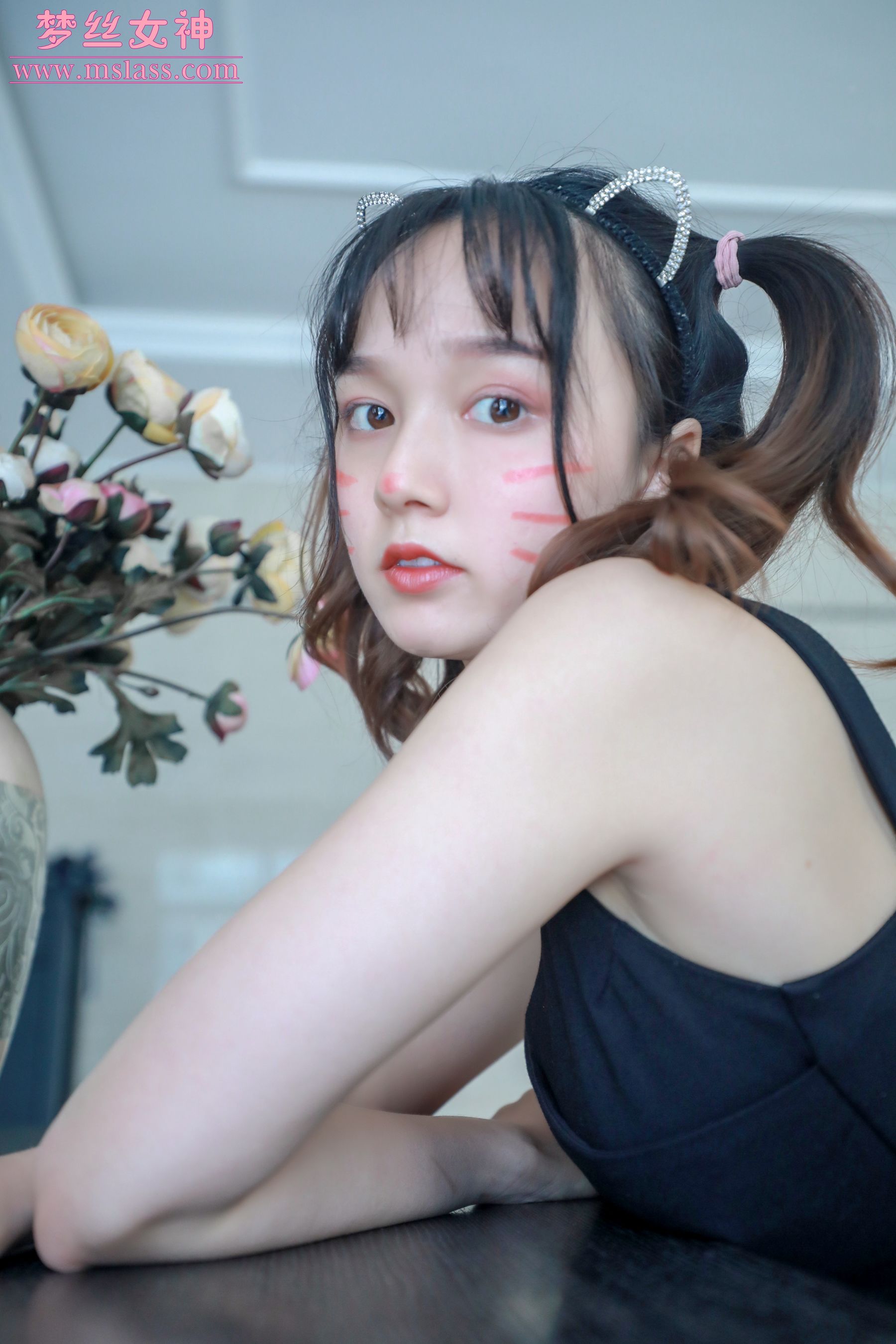[梦丝女神MSLASS]  玥玥 家居小淑女