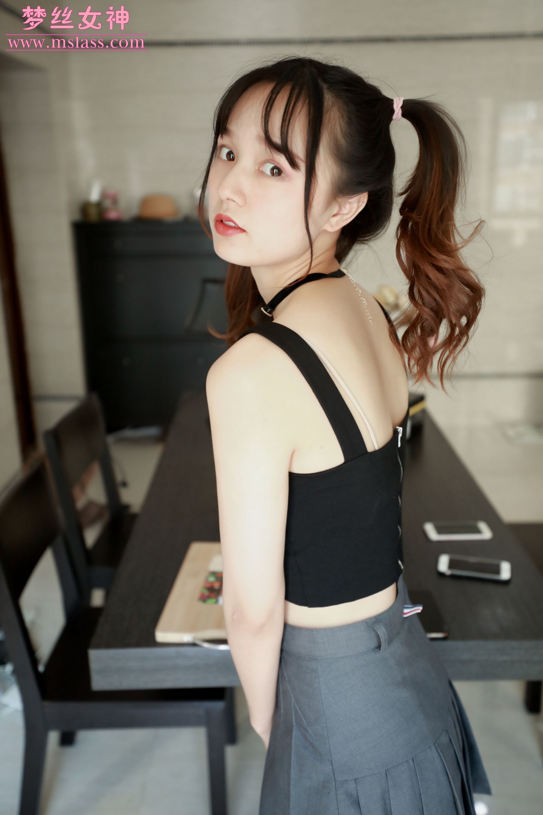 [梦丝女神MSLASS]  玥玥 家居小淑女