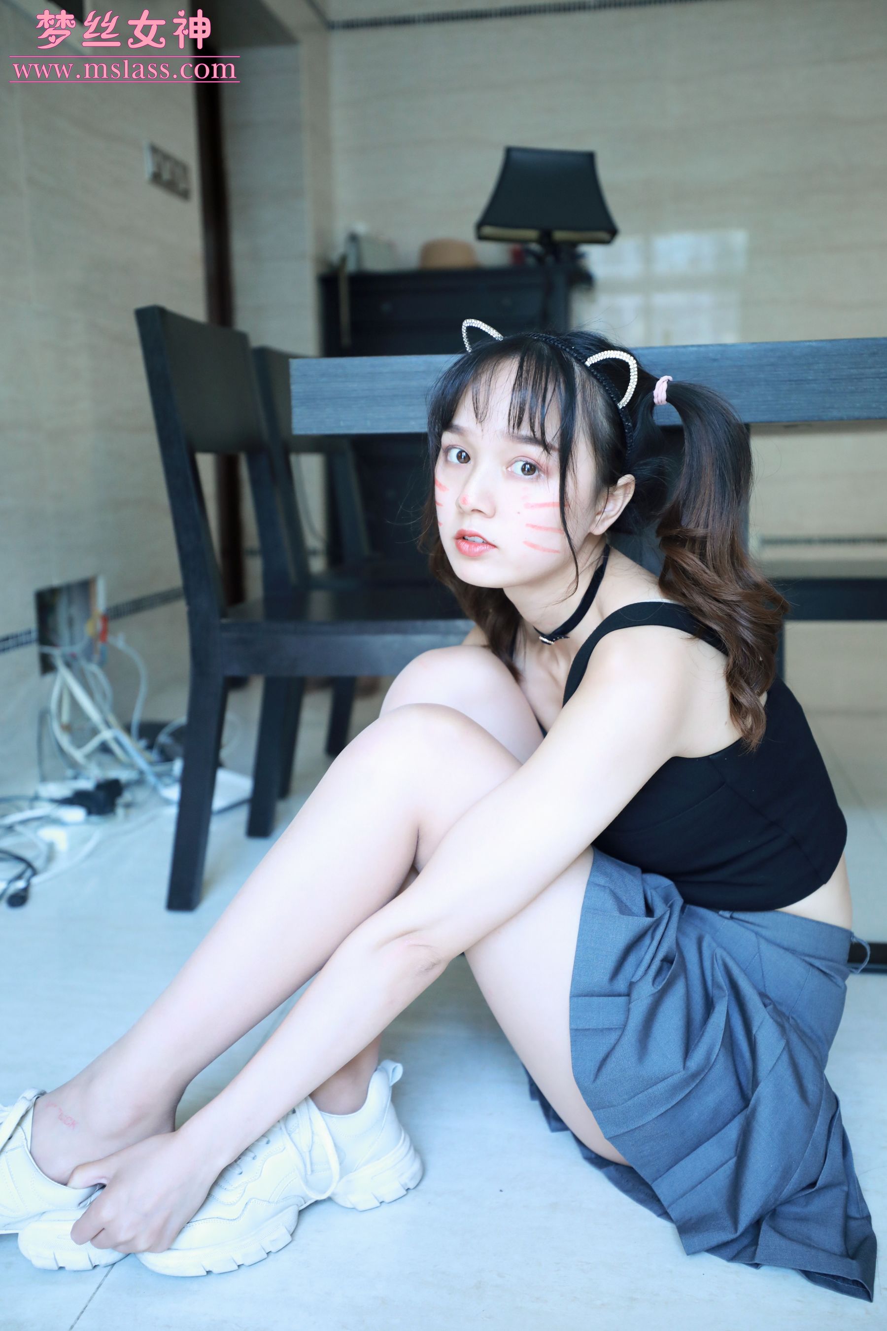 [梦丝女神MSLASS]  玥玥 家居小淑女