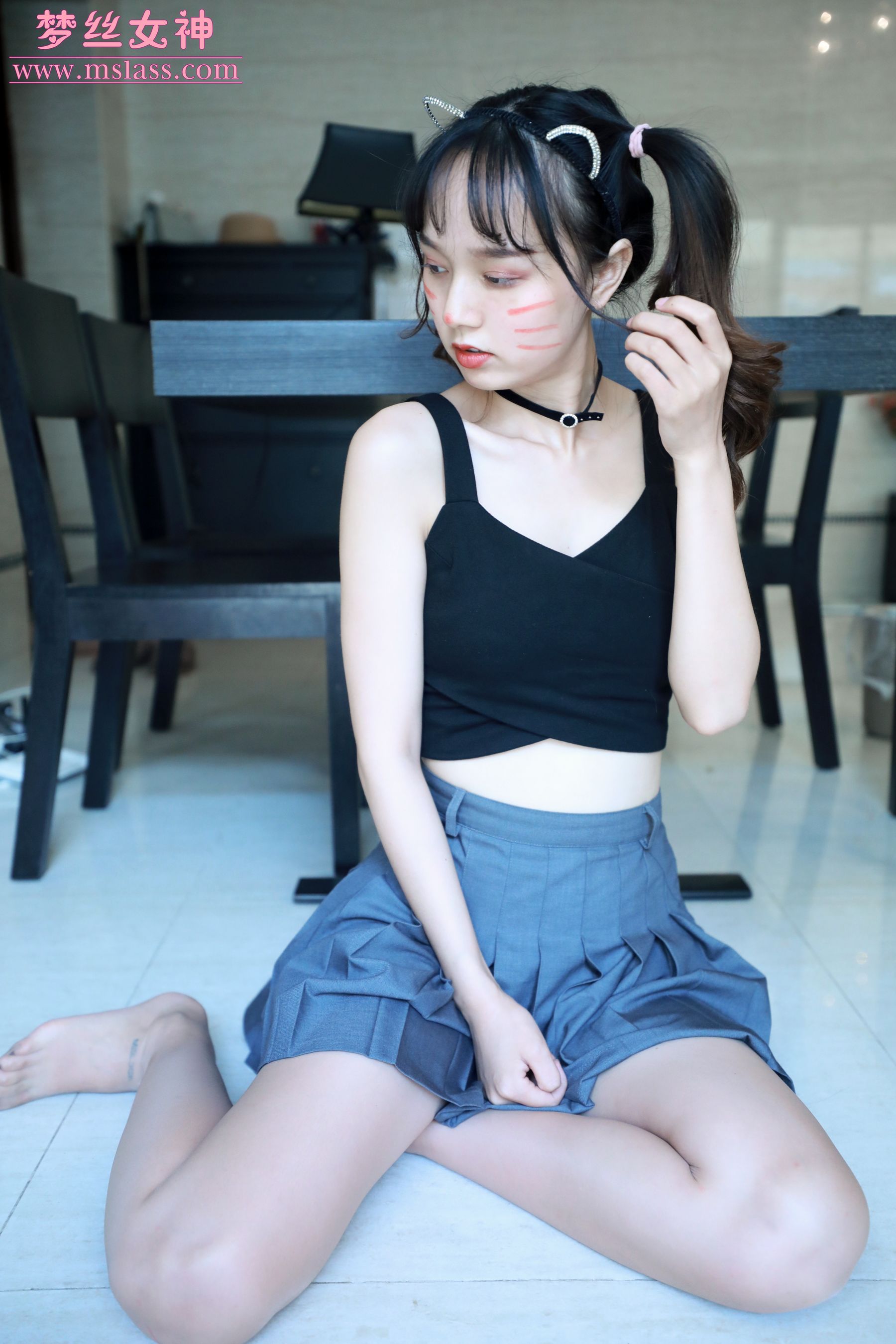 [梦丝女神MSLASS]  玥玥 家居小淑女