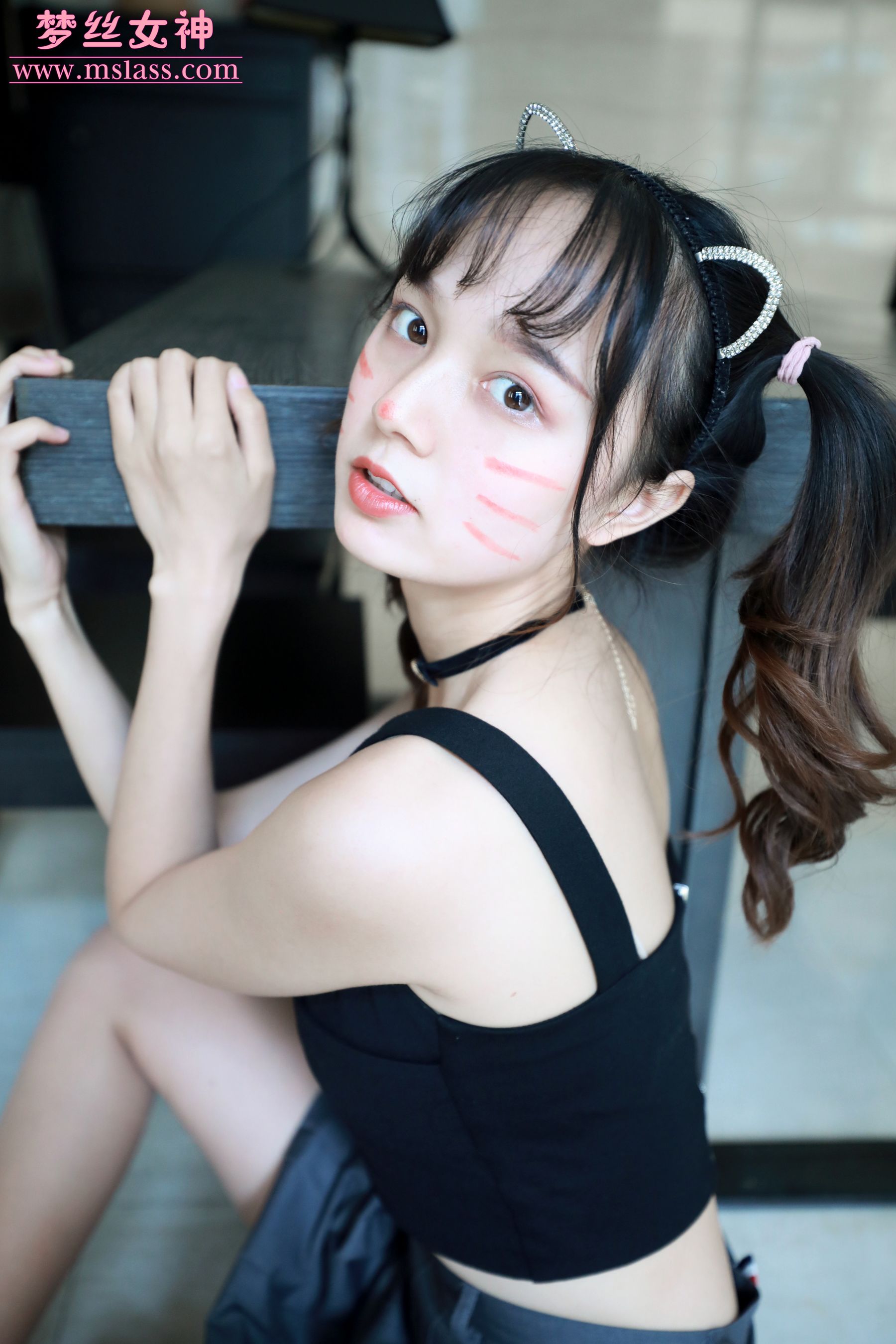 [梦丝女神MSLASS]  玥玥 家居小淑女