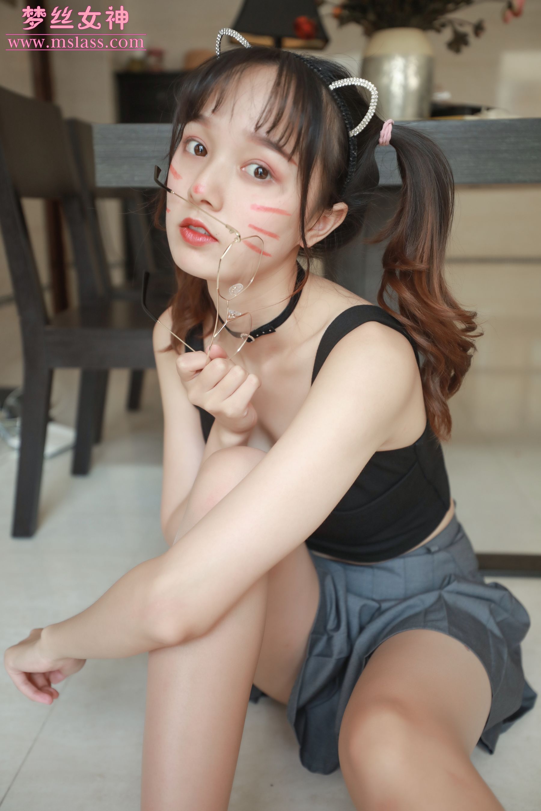 [梦丝女神MSLASS]  玥玥 家居小淑女