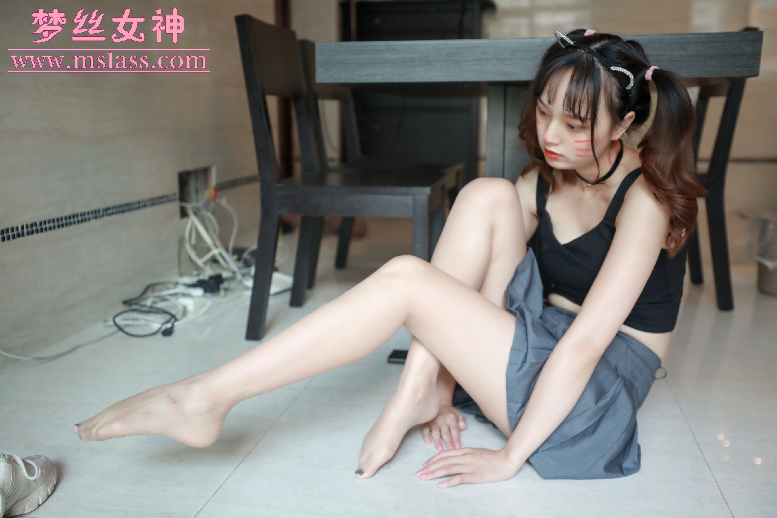 [梦丝女神MSLASS]  玥玥 家居小淑女
