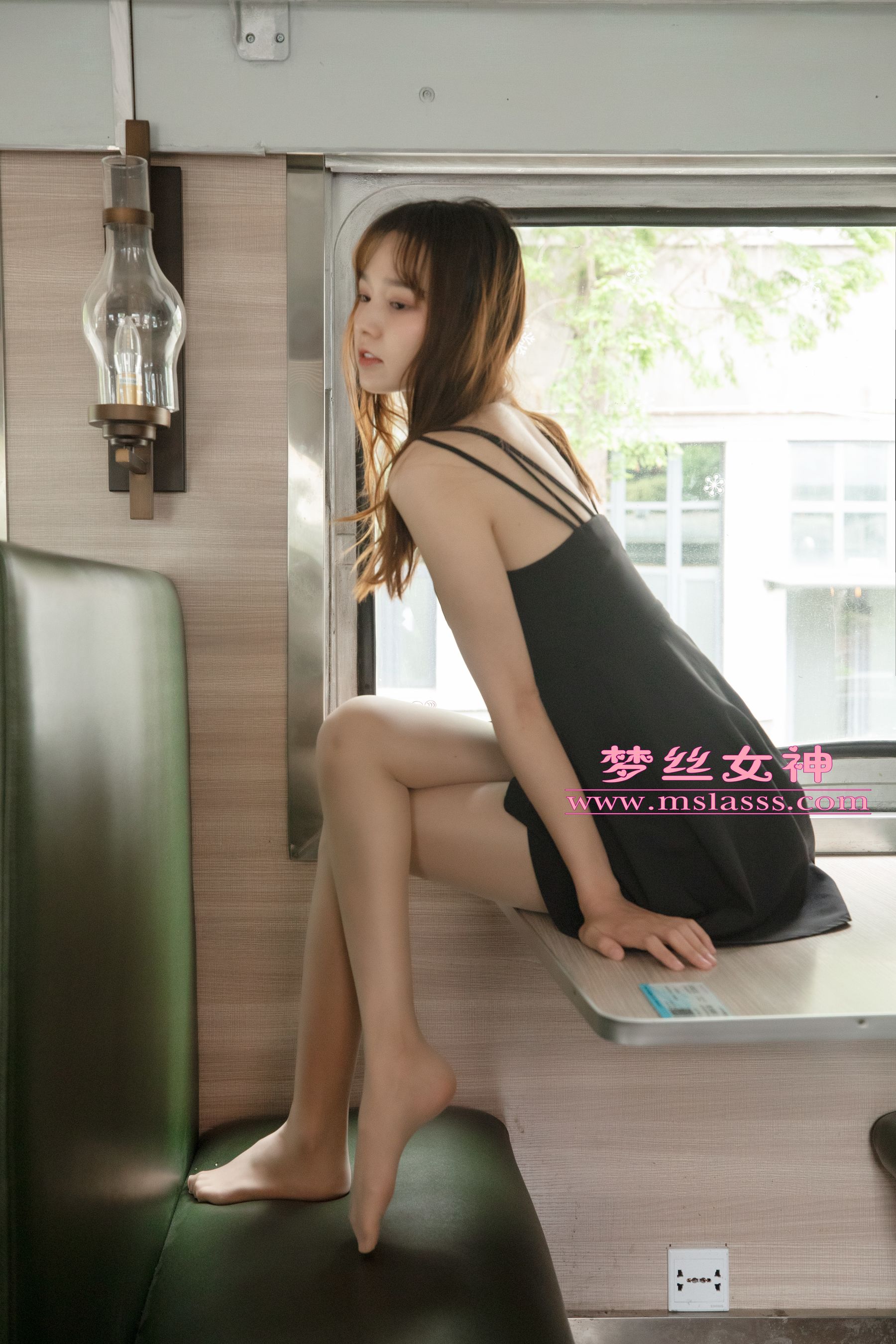 [梦丝女神MSLASS]  玥玥 火车超自然系