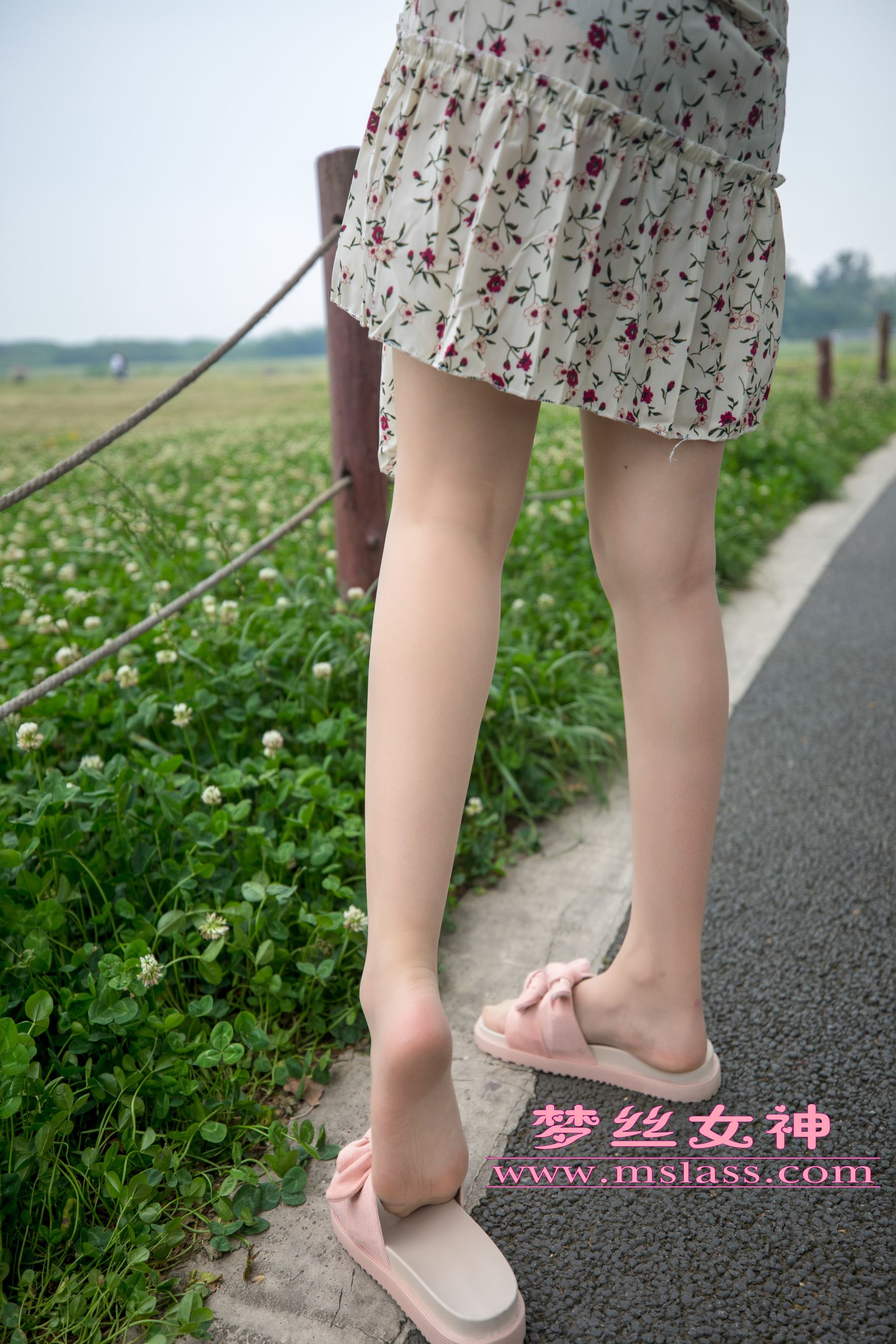 [梦丝女神MSLASS]  玥玥 田园的萌妹