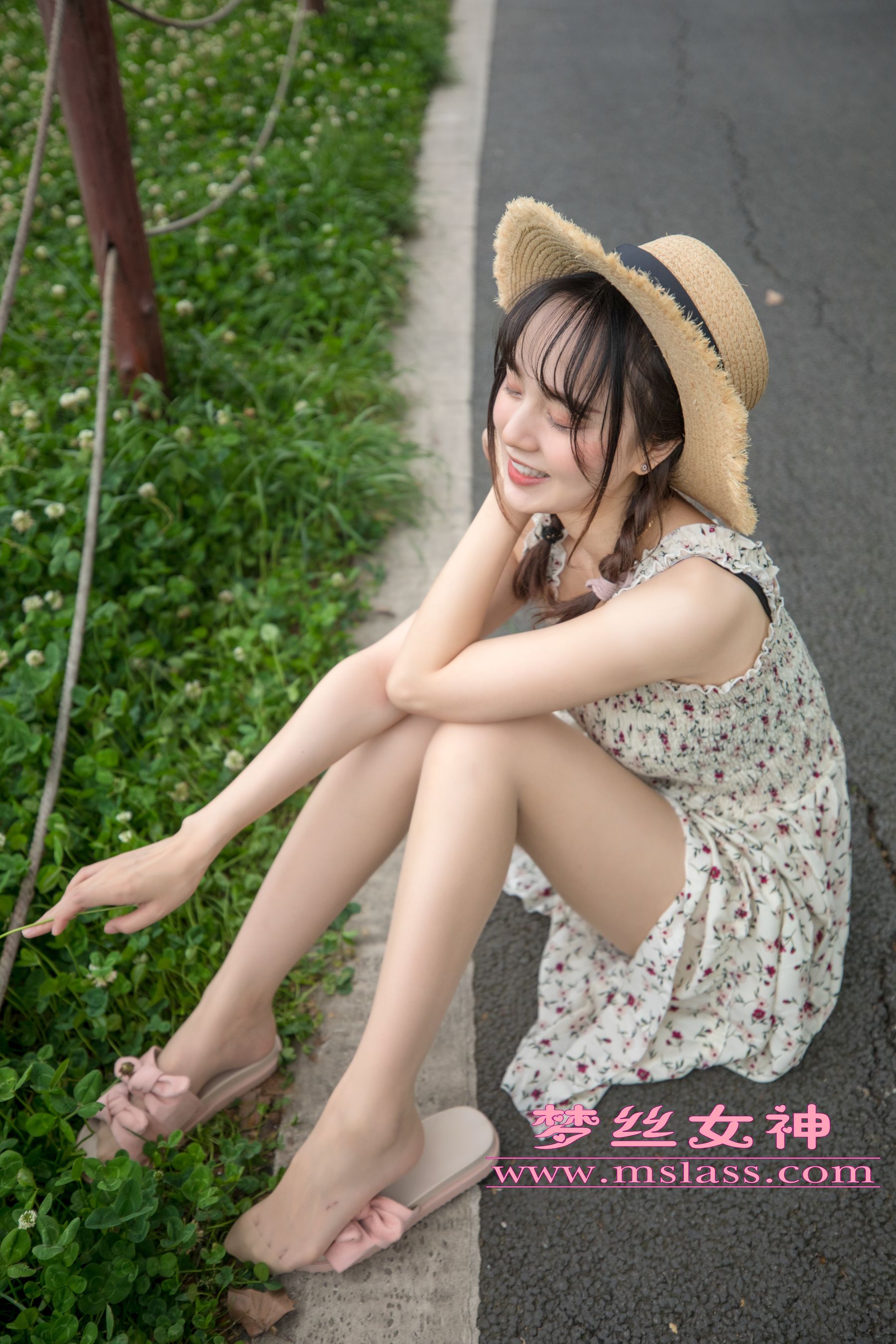 [梦丝女神MSLASS]  玥玥 田园的萌妹