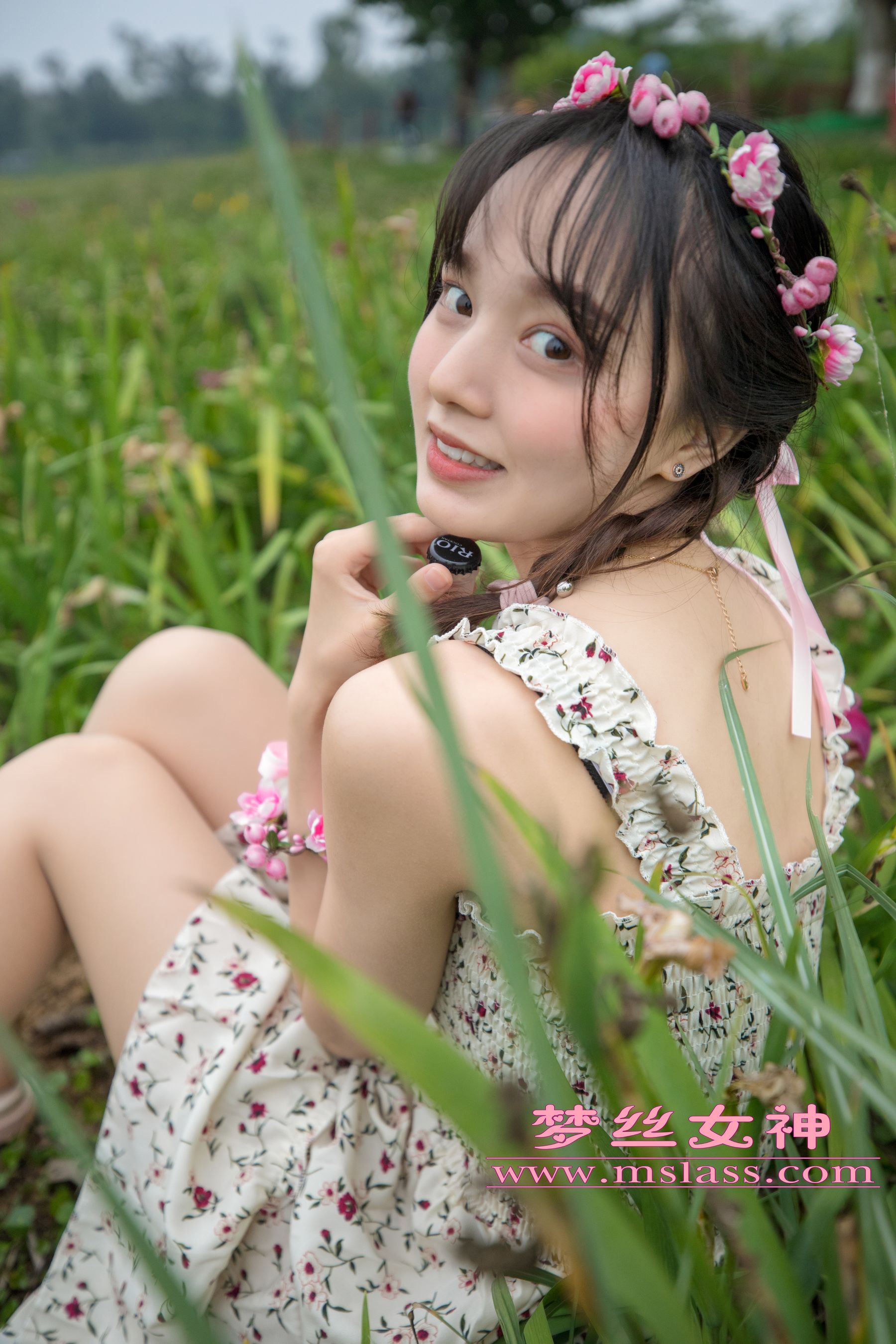 [梦丝女神MSLASS]  玥玥 田园的萌妹
